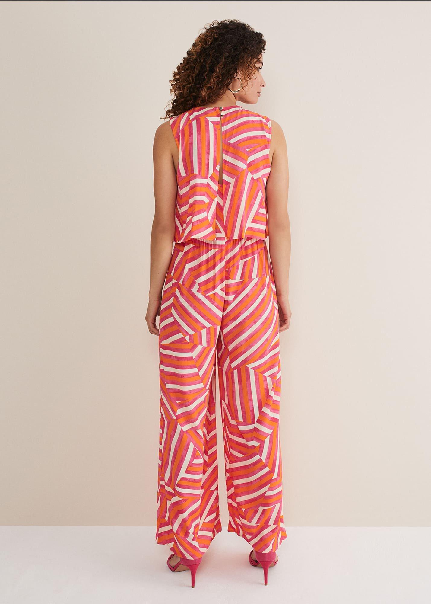 Aubrey Striped Wide Leg Jumpsuit