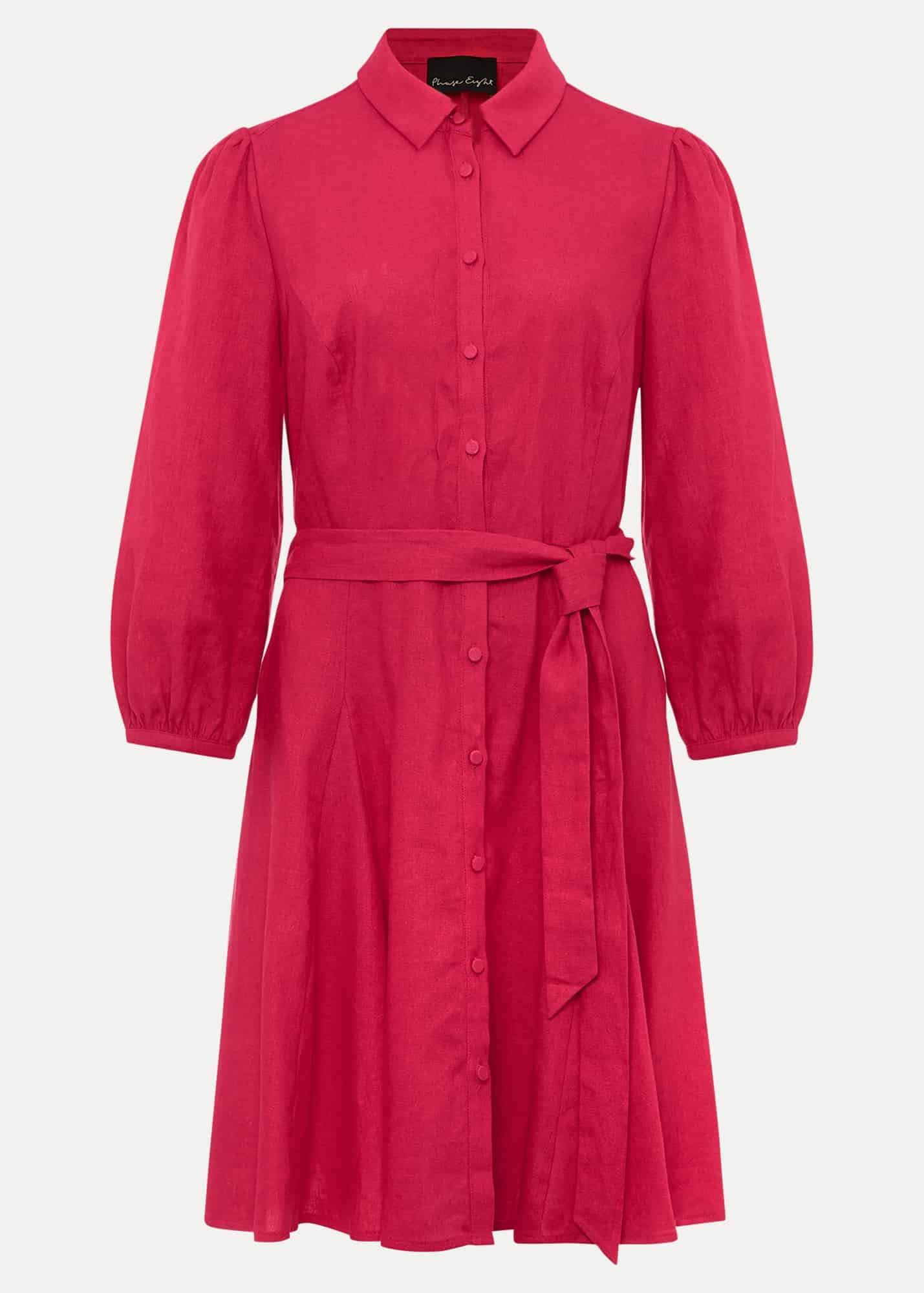 Lucie Linen Shirt Dress