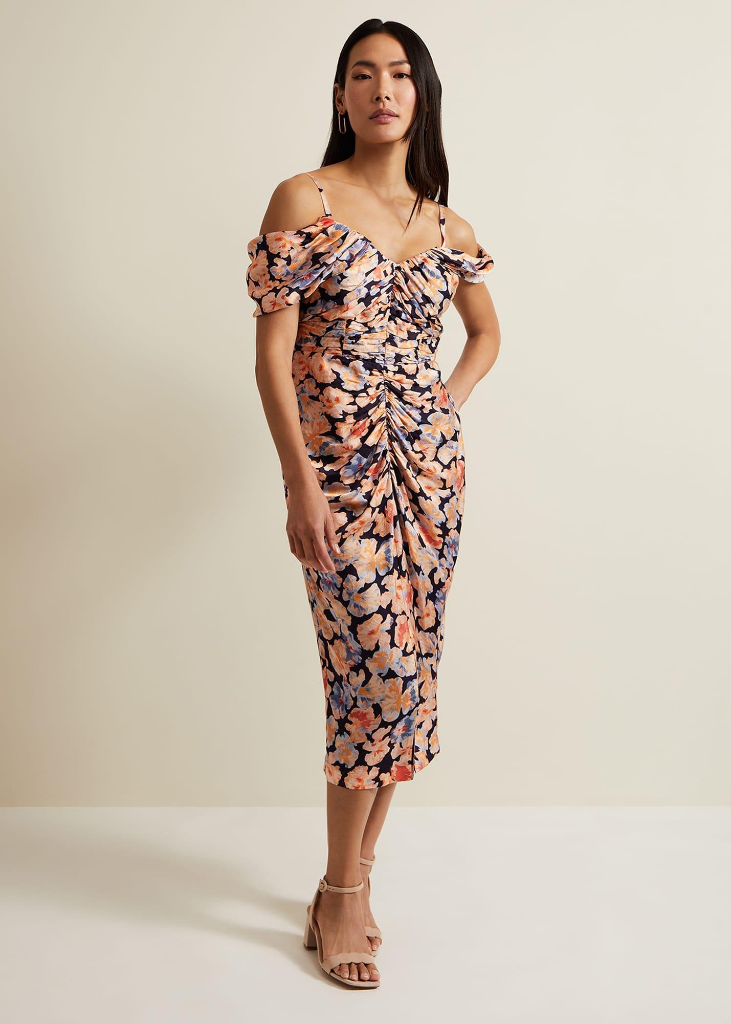 Prudence Cold Shoulder Midi Dress