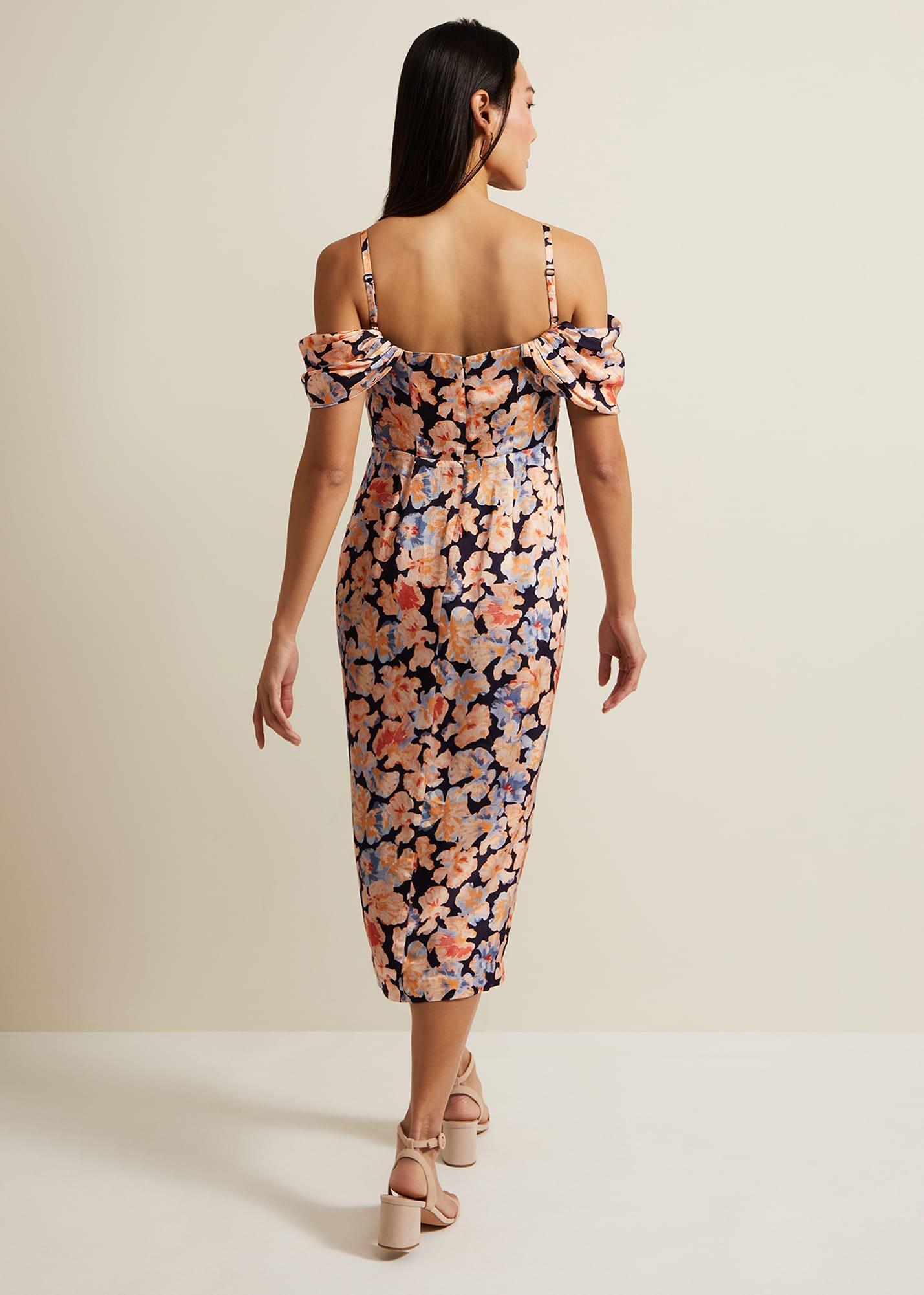 Prudence Cold Shoulder Midi Dress