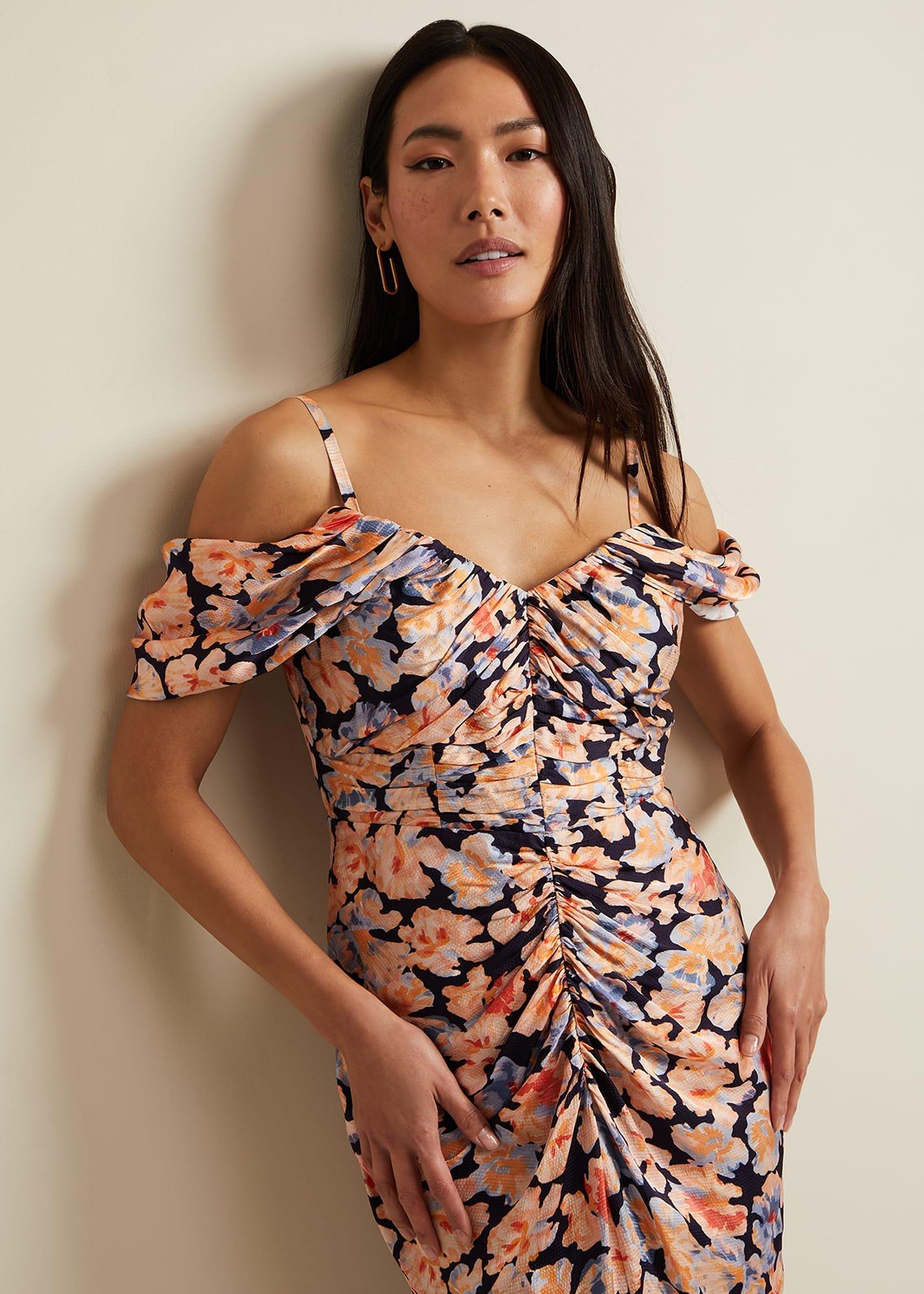 Prudence Cold Shoulder Midi Dress
