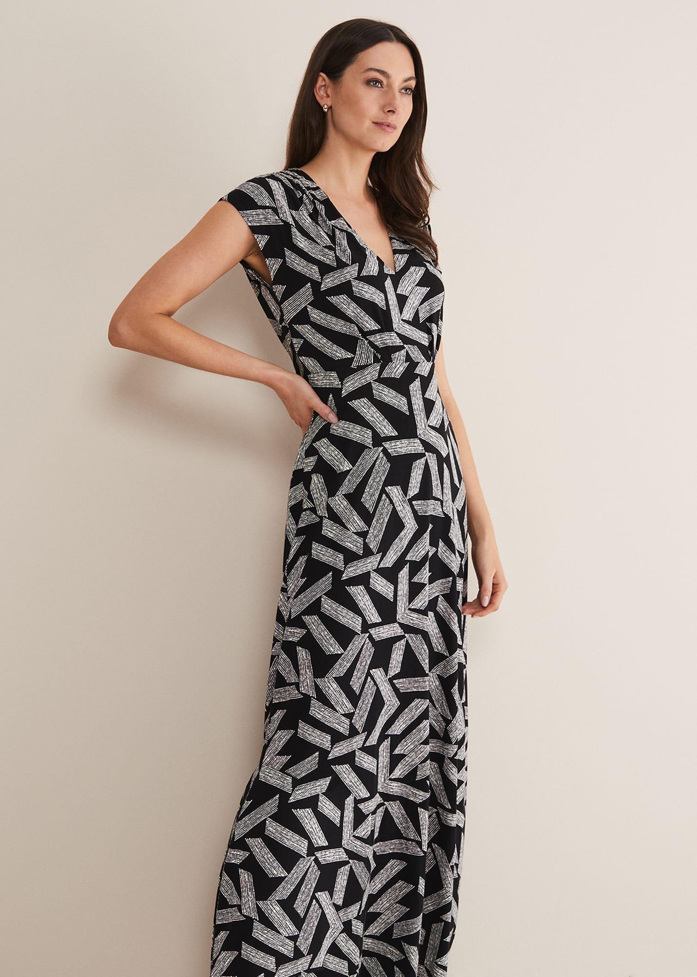 Siobhan Abstract Maxi Dress