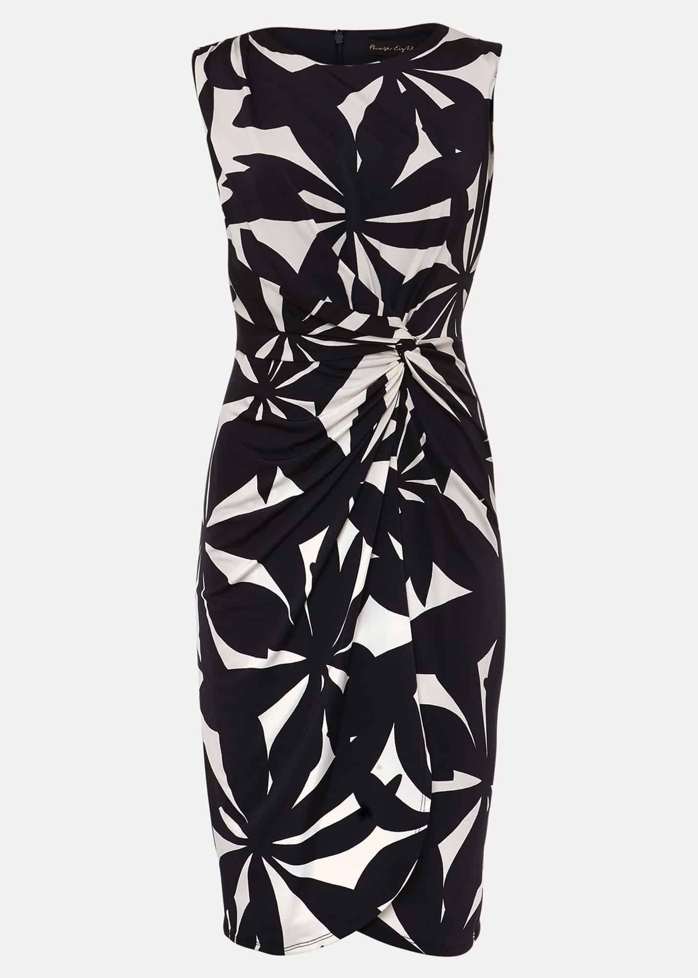 Joanna Leaf Print Bodycon Dress