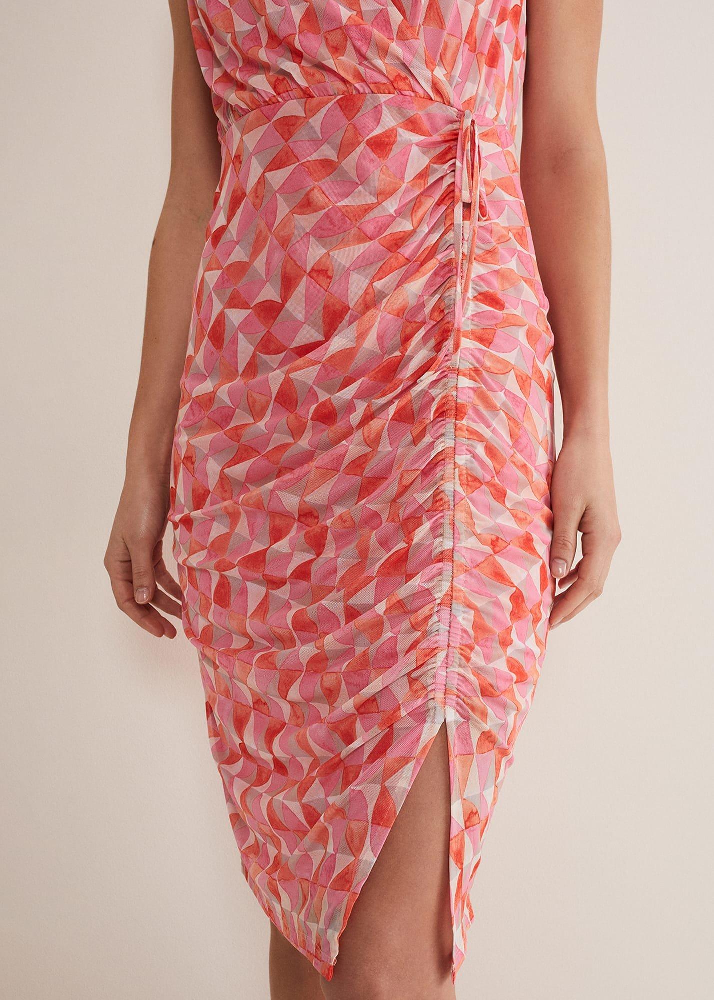 Khy Geo Wrap Mini Dress