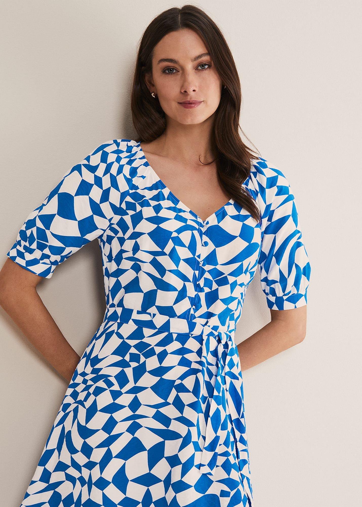Penele Geo Swing Dress