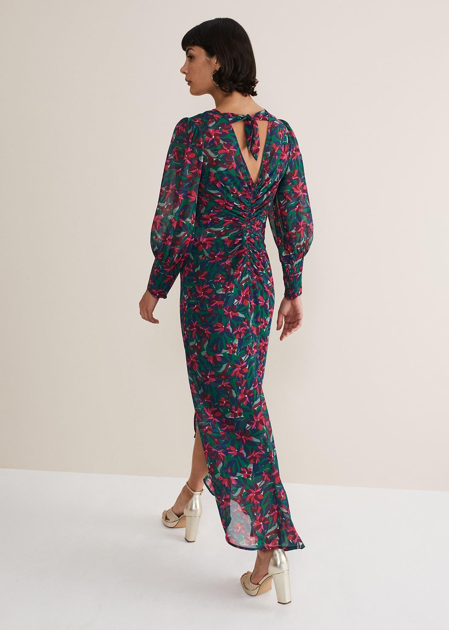 Hyacinth Floral Midi Dress