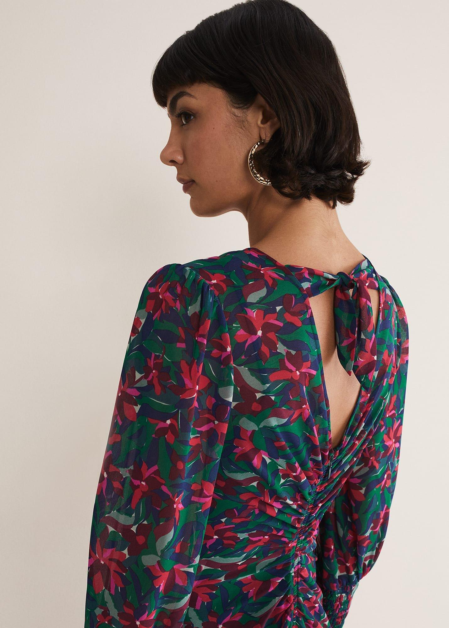 Hyacinth Floral Midi Dress