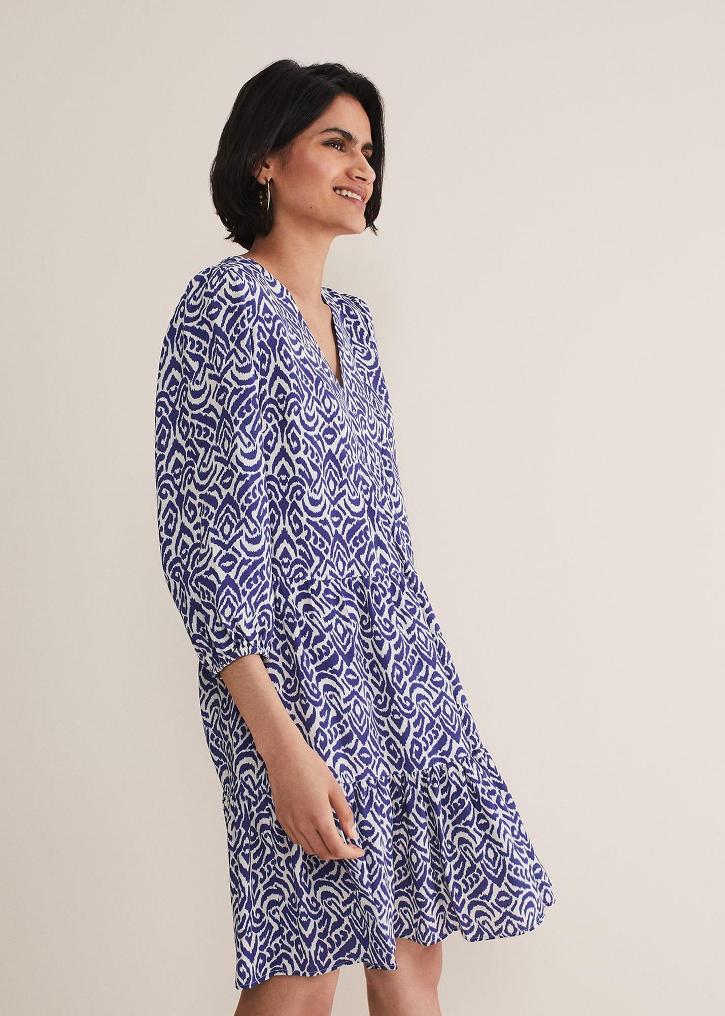 Alicia Ikat Swing Mini Dress