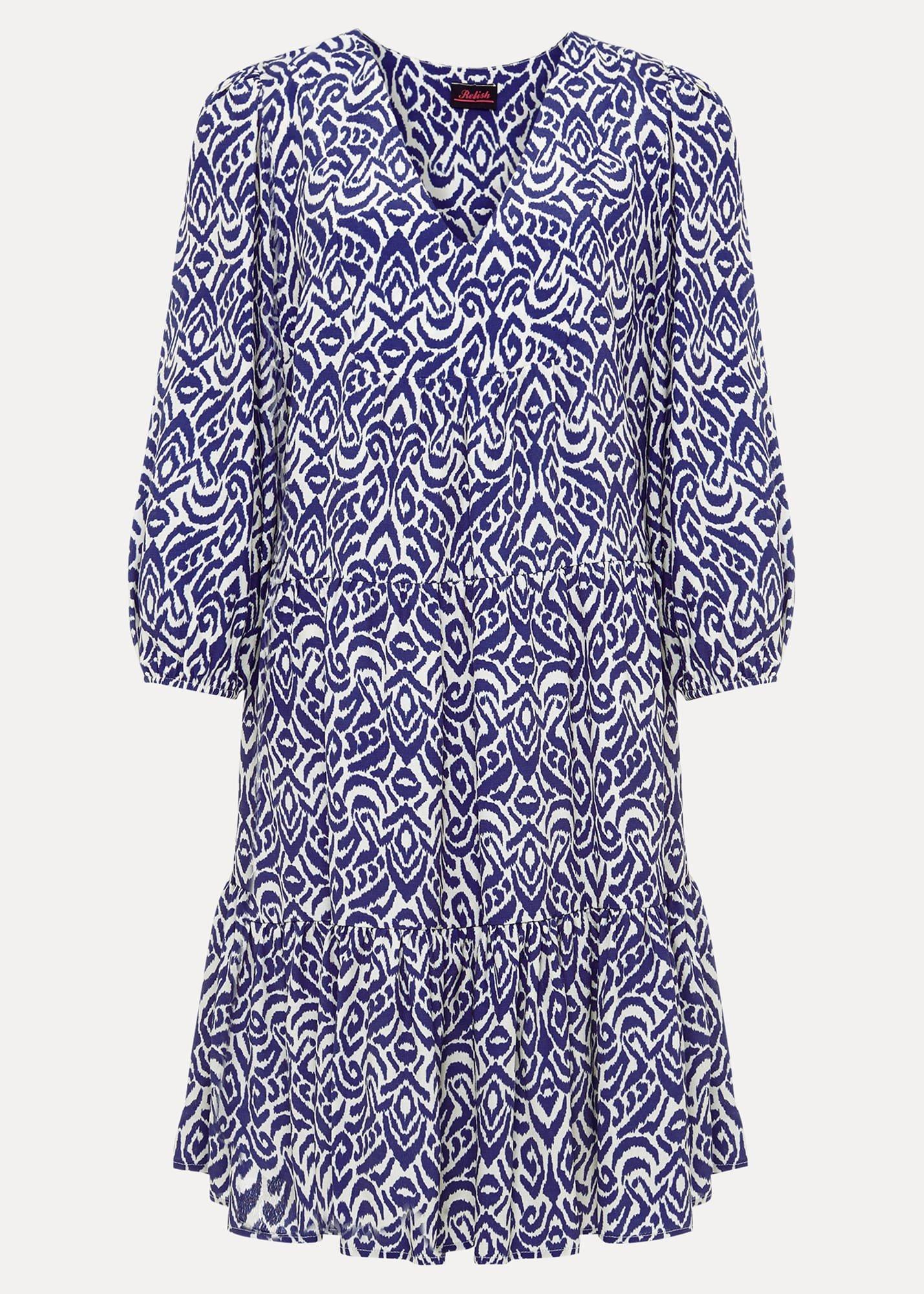 Alicia Ikat Swing Mini Dress