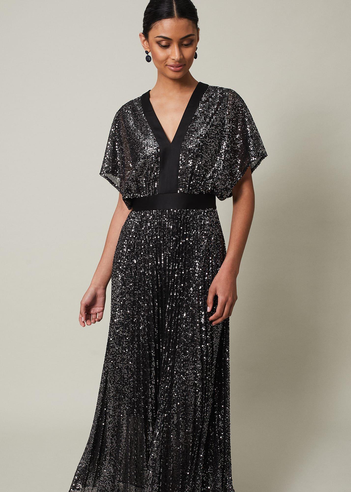 Teagan Sequin Maxi Dress