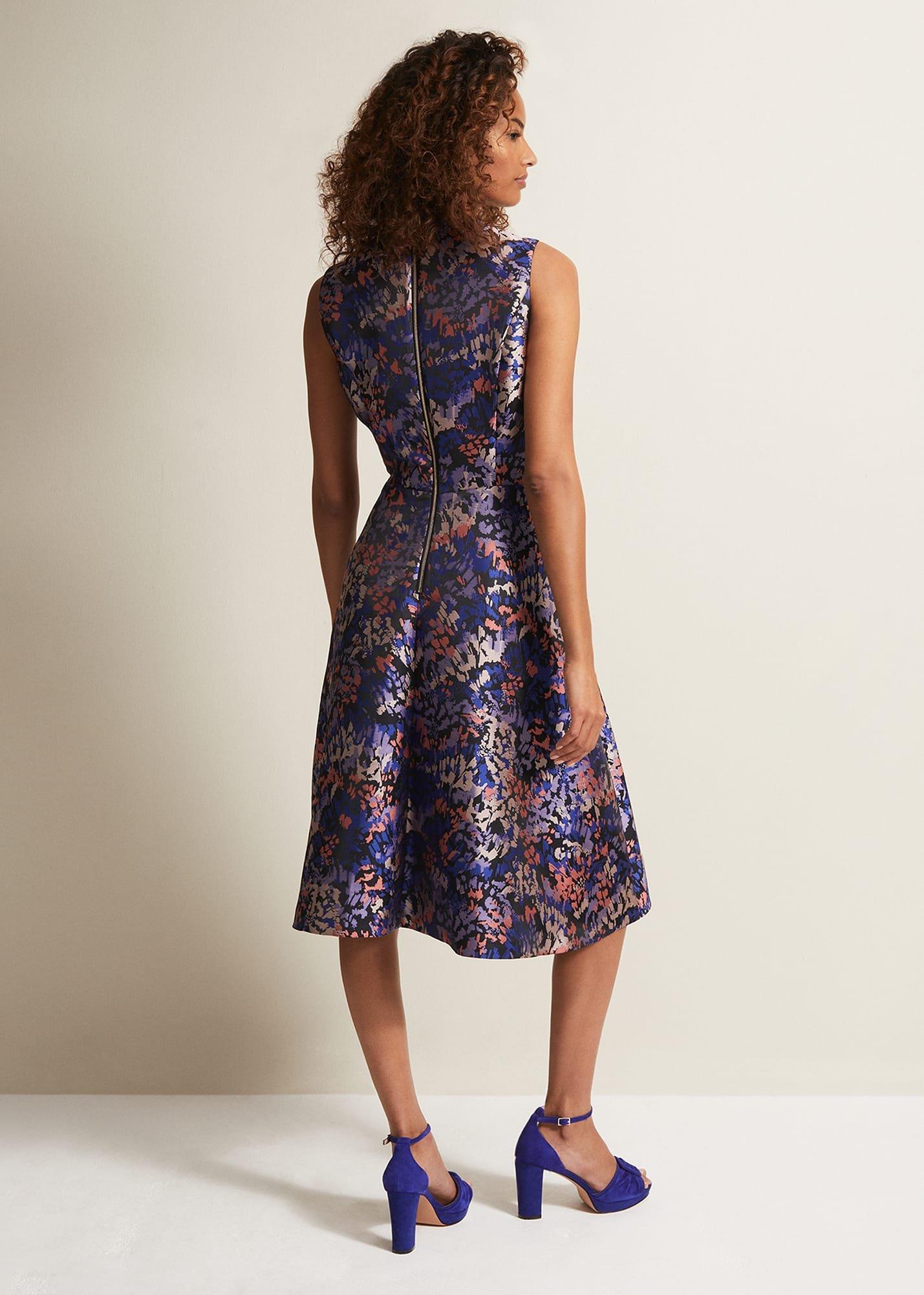 Adonia Abstract Jacquard Dress