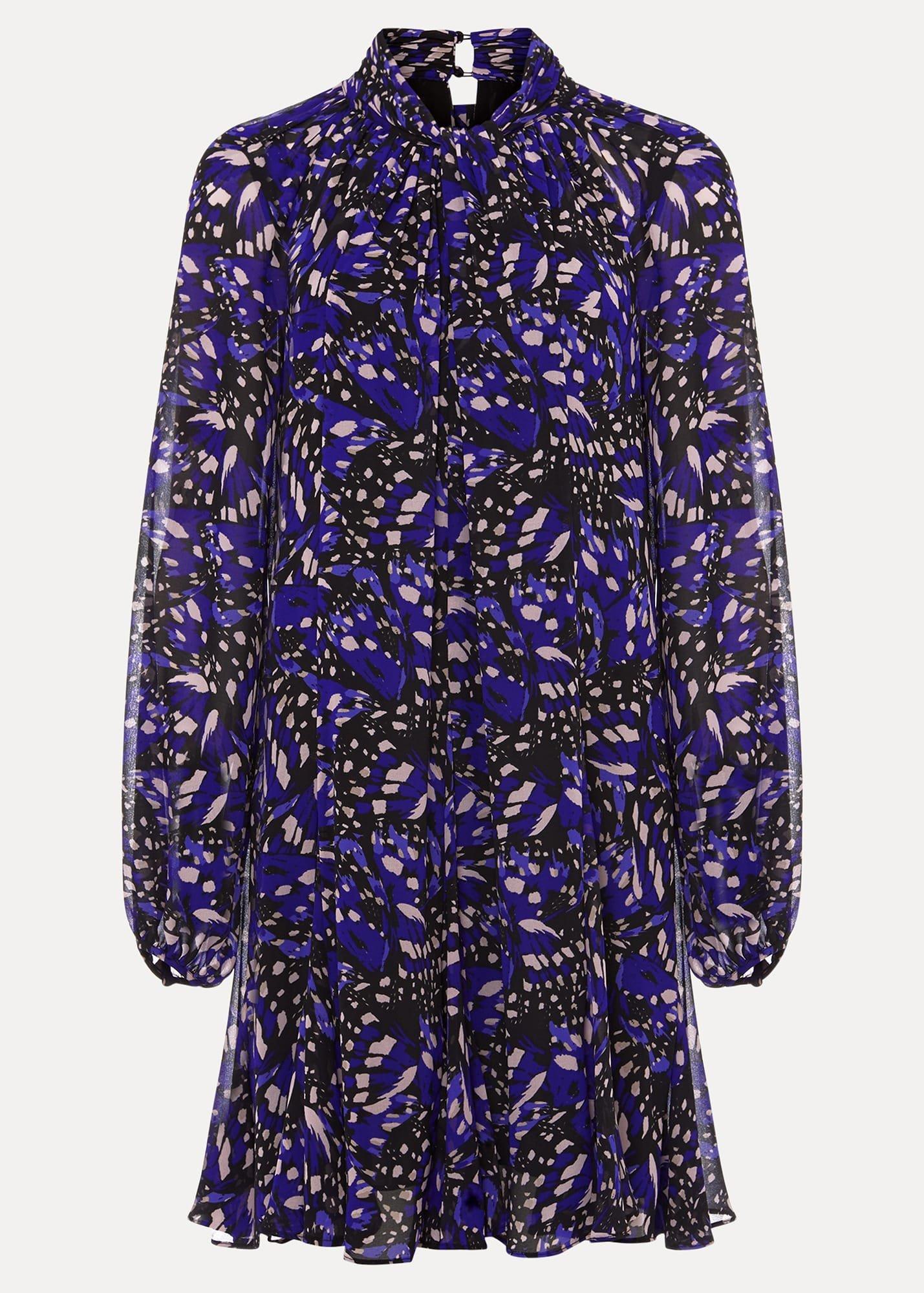 Aleka Abstract Swing Mini Dress