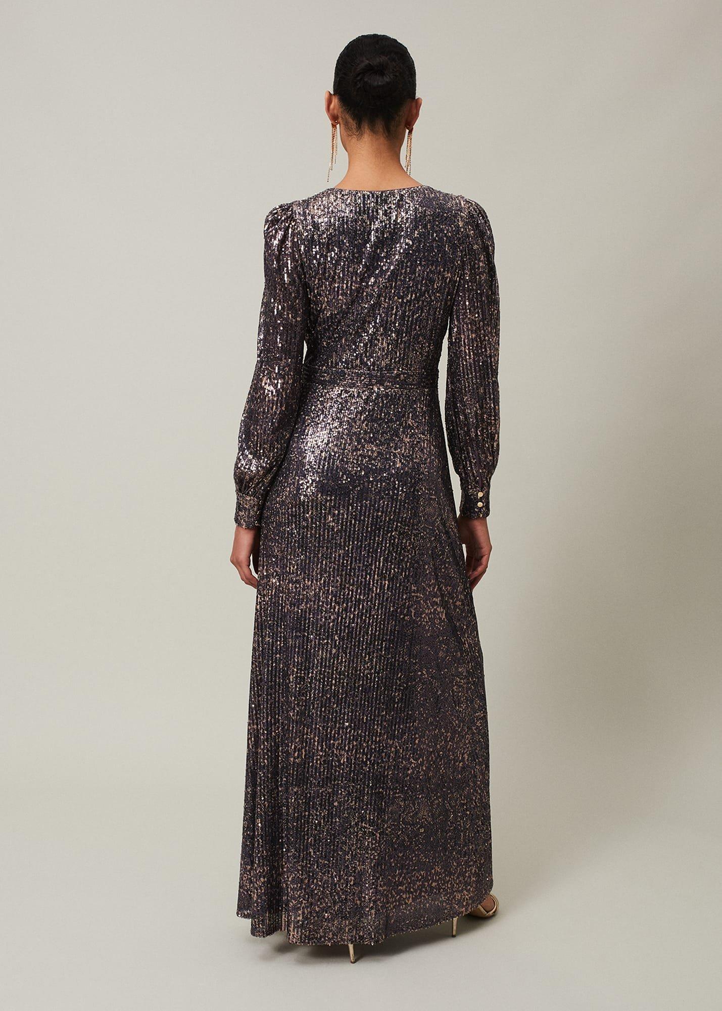 Amily Sequin Maxi Dress