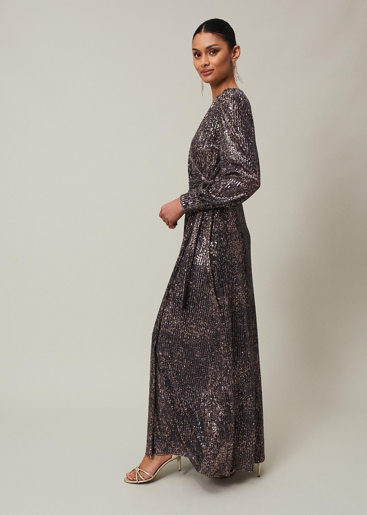 Amily Sequin Maxi Dress