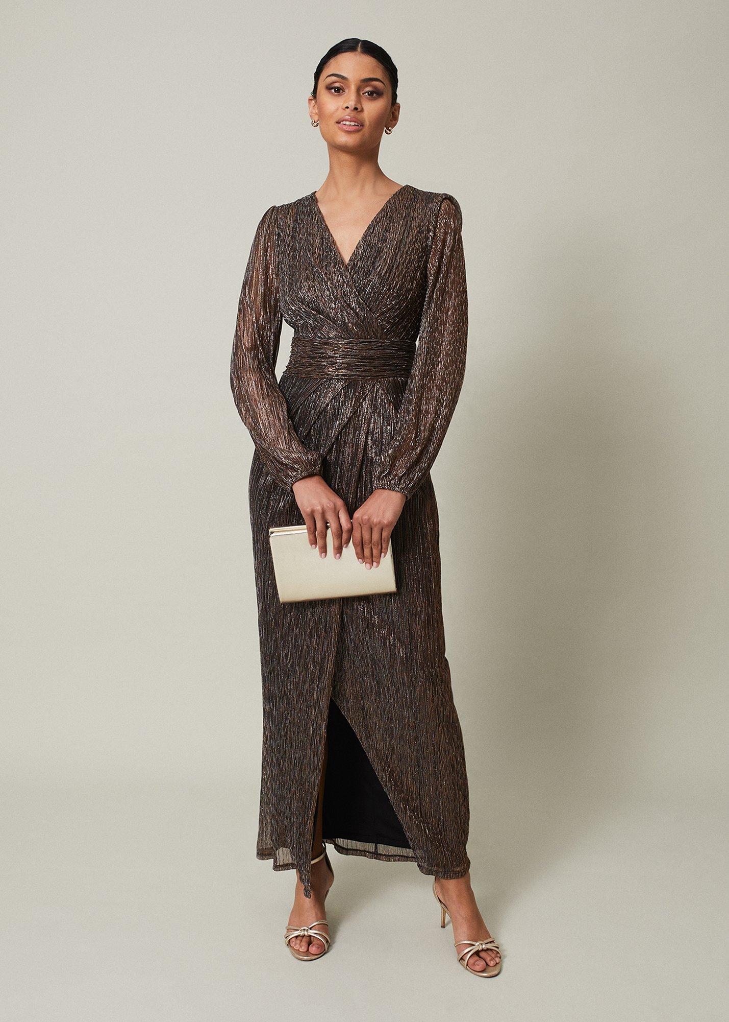 Brielle Shimmer Maxi Dress