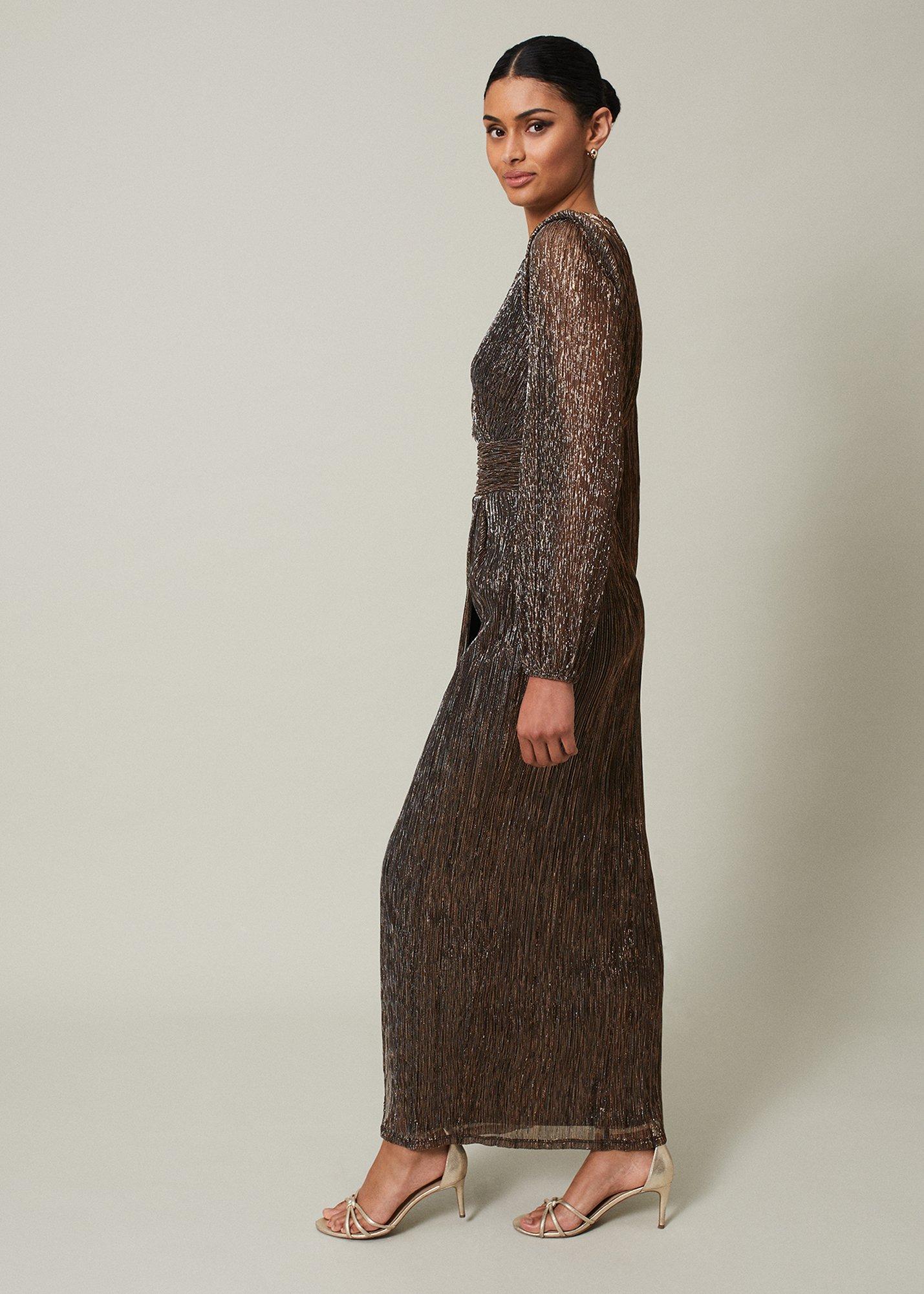 Brielle Shimmer Maxi Dress