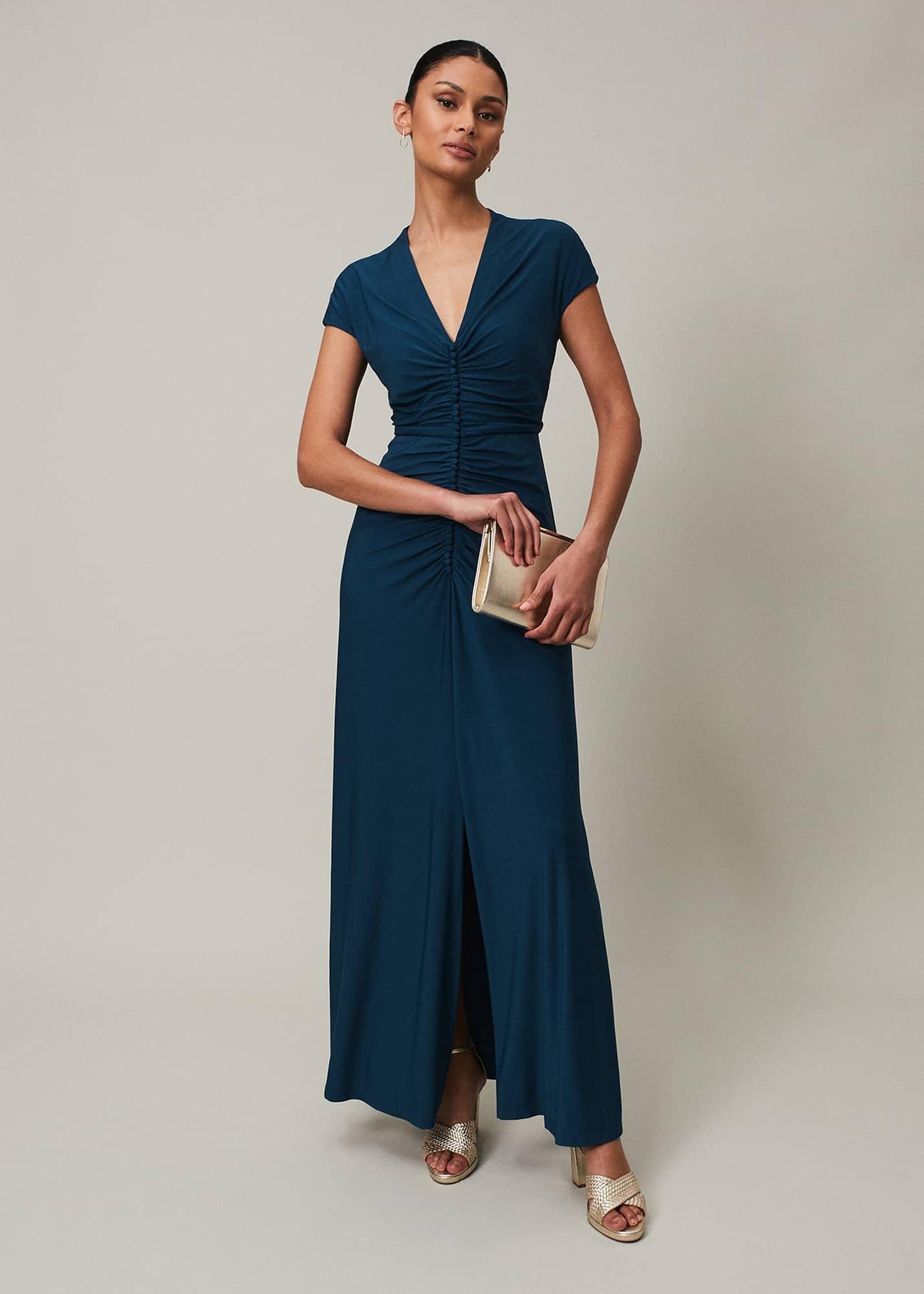 Daisy Ruched Maxi Dress