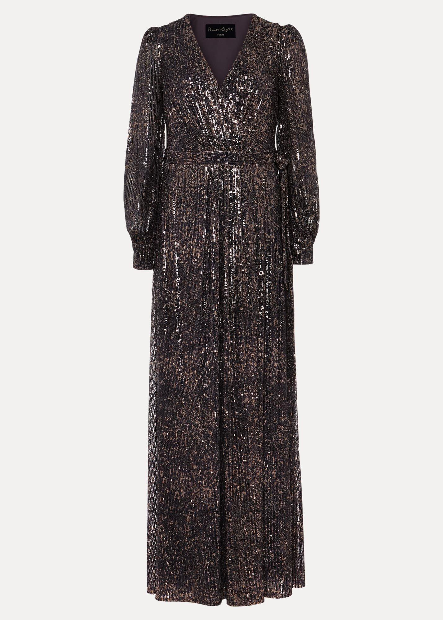 Petite Amily Sequin Maxi Dress