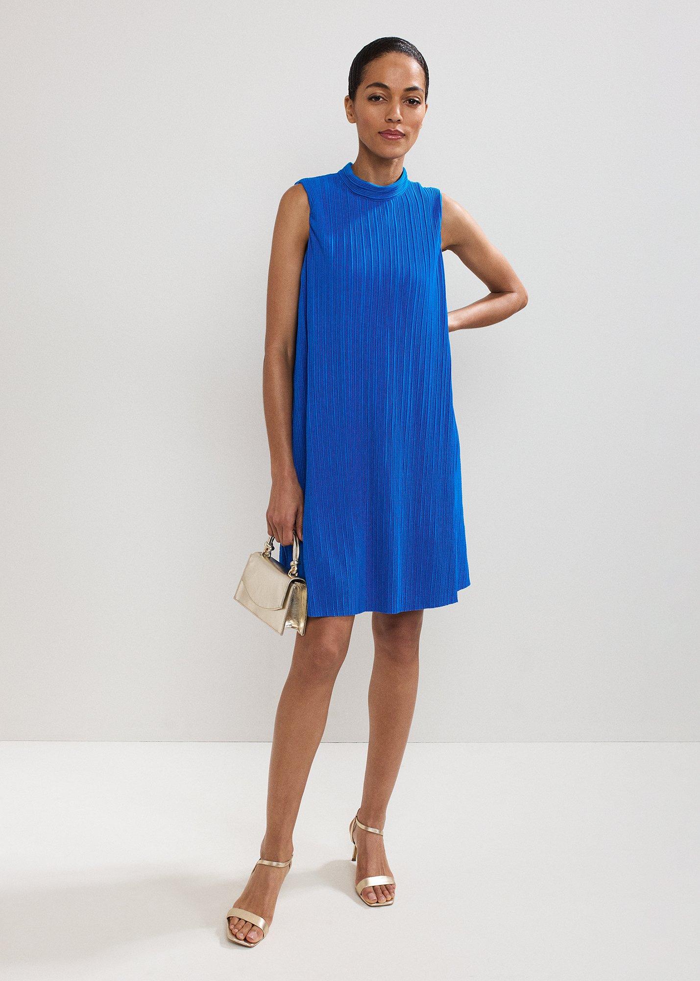 ${product-id}-Betsie Plisse Swing Dress-Blau-${view-type}