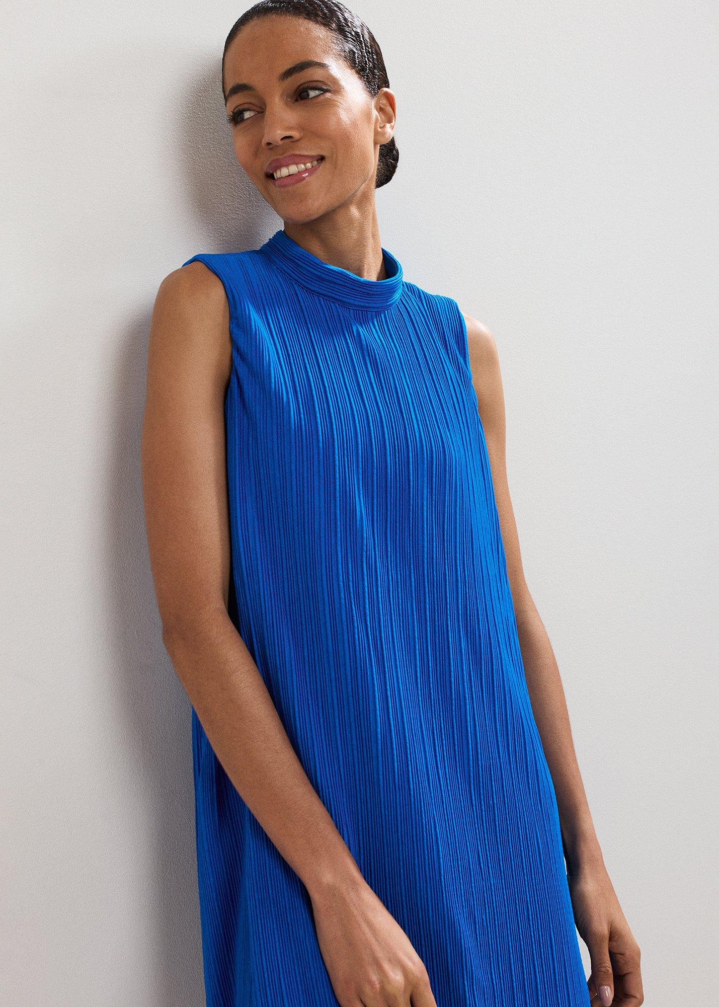 ${product-id}-Betsie Plisse Swing Dress-Blau-${view-type}