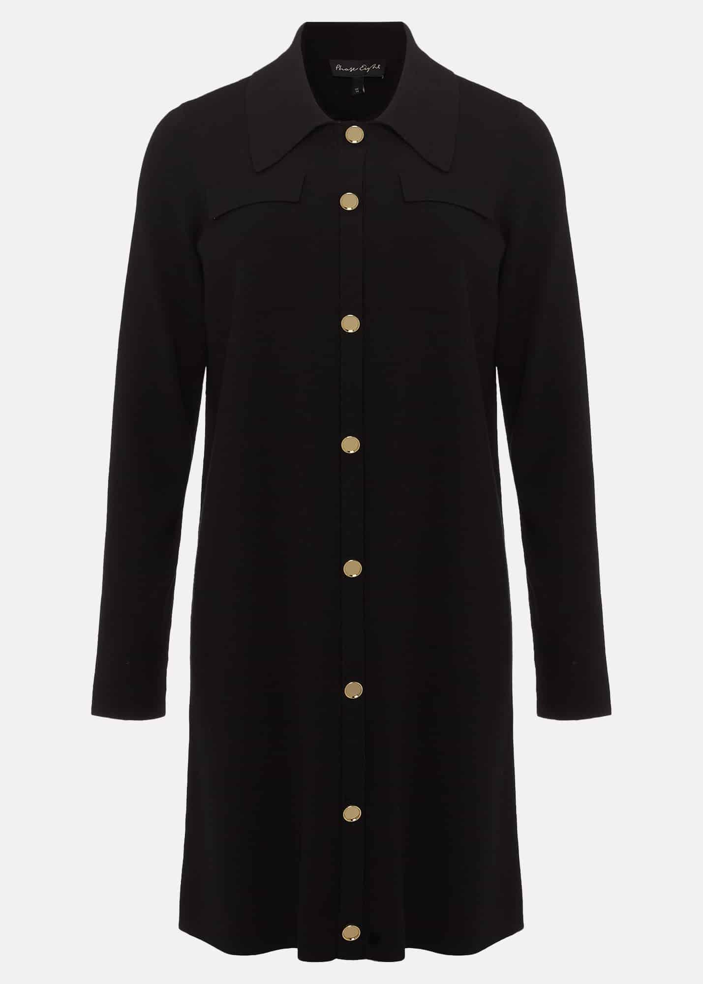Azealia Fine Knit Tunic Mini Dress