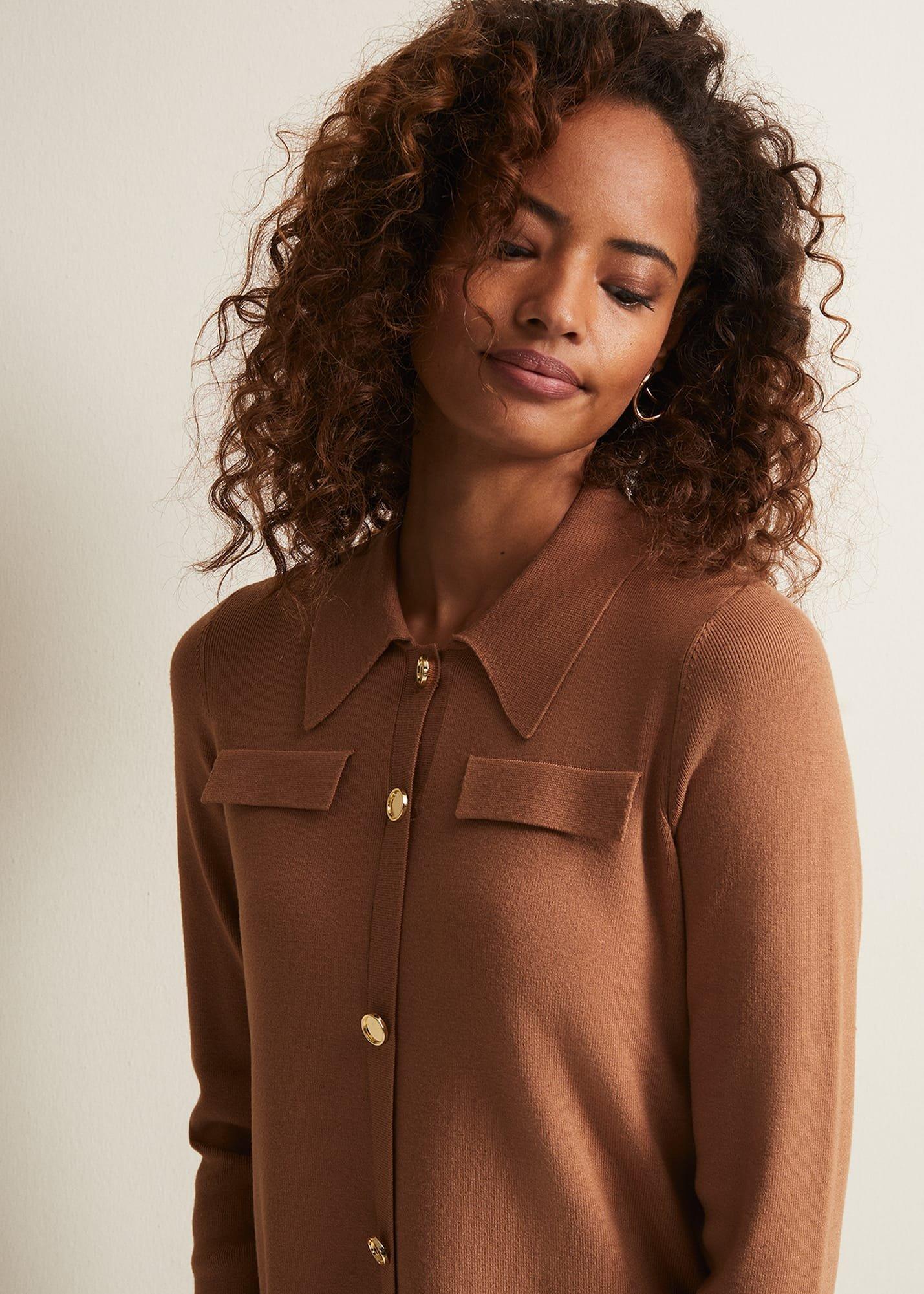 Azealia Fine Knit Tunic Mini Dress