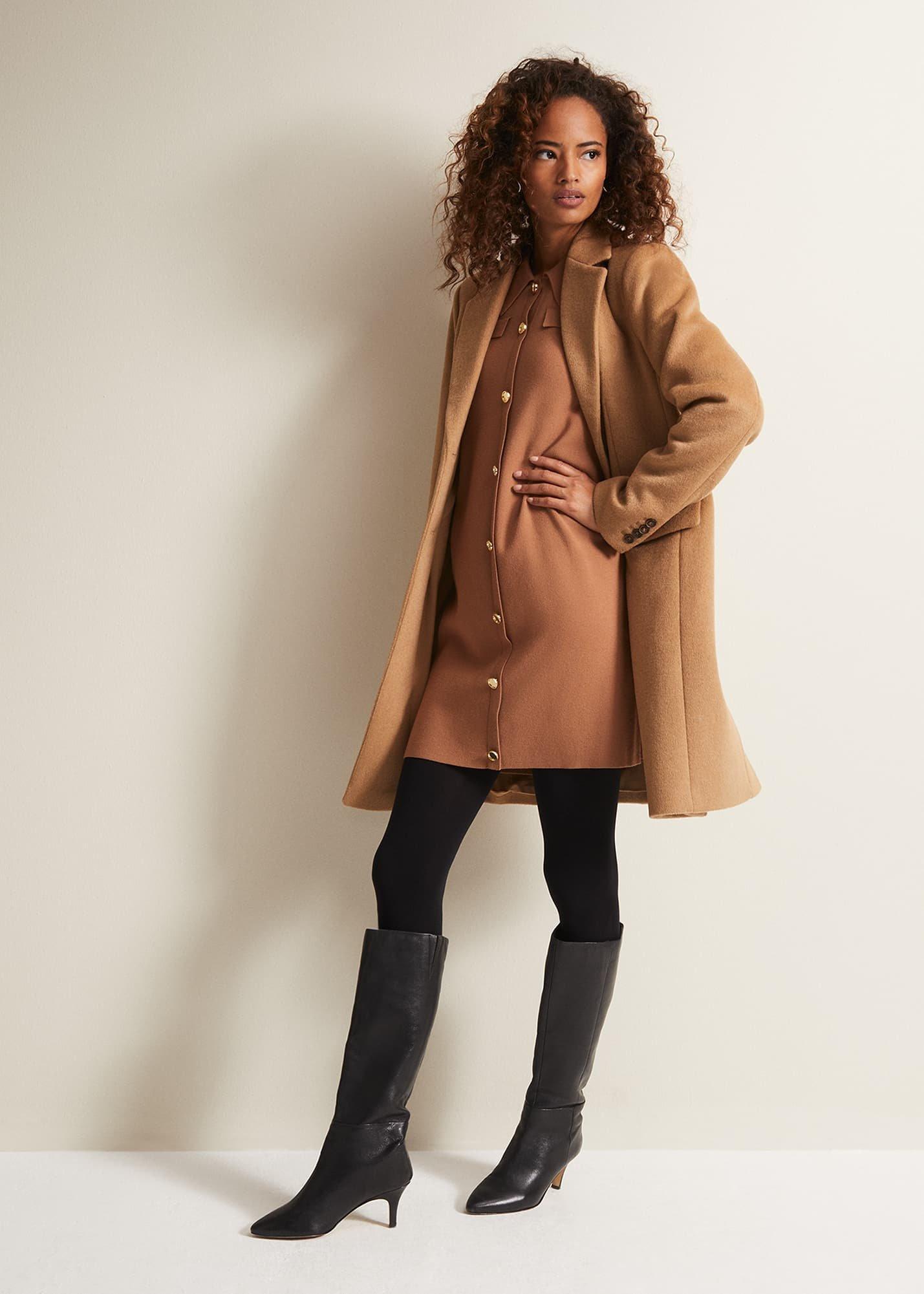 Azealia Fine Knit Tunic Mini Dress
