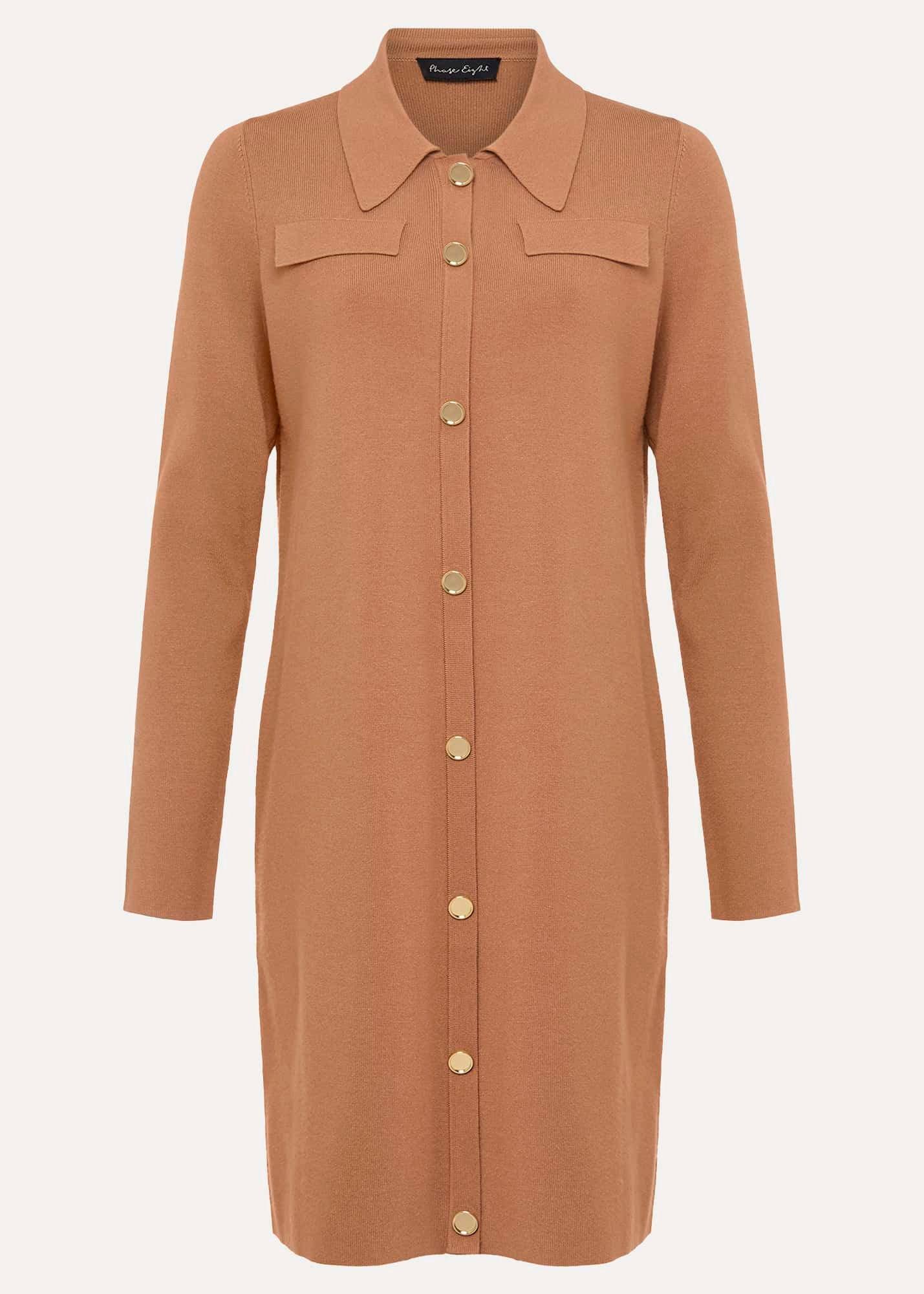 Azealia Fine Knit Tunic Mini Dress