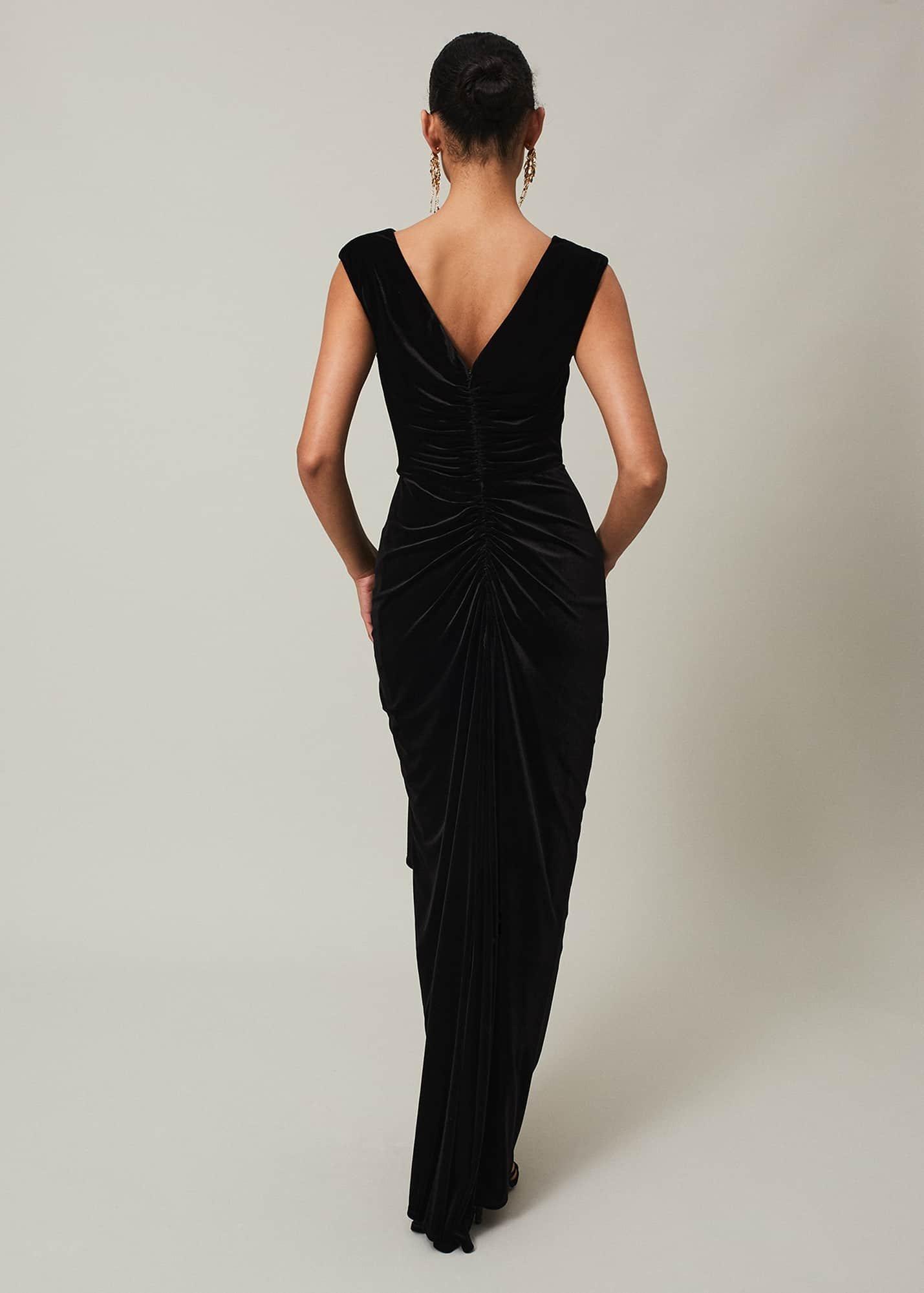 Donna Velvet Maxi Dress