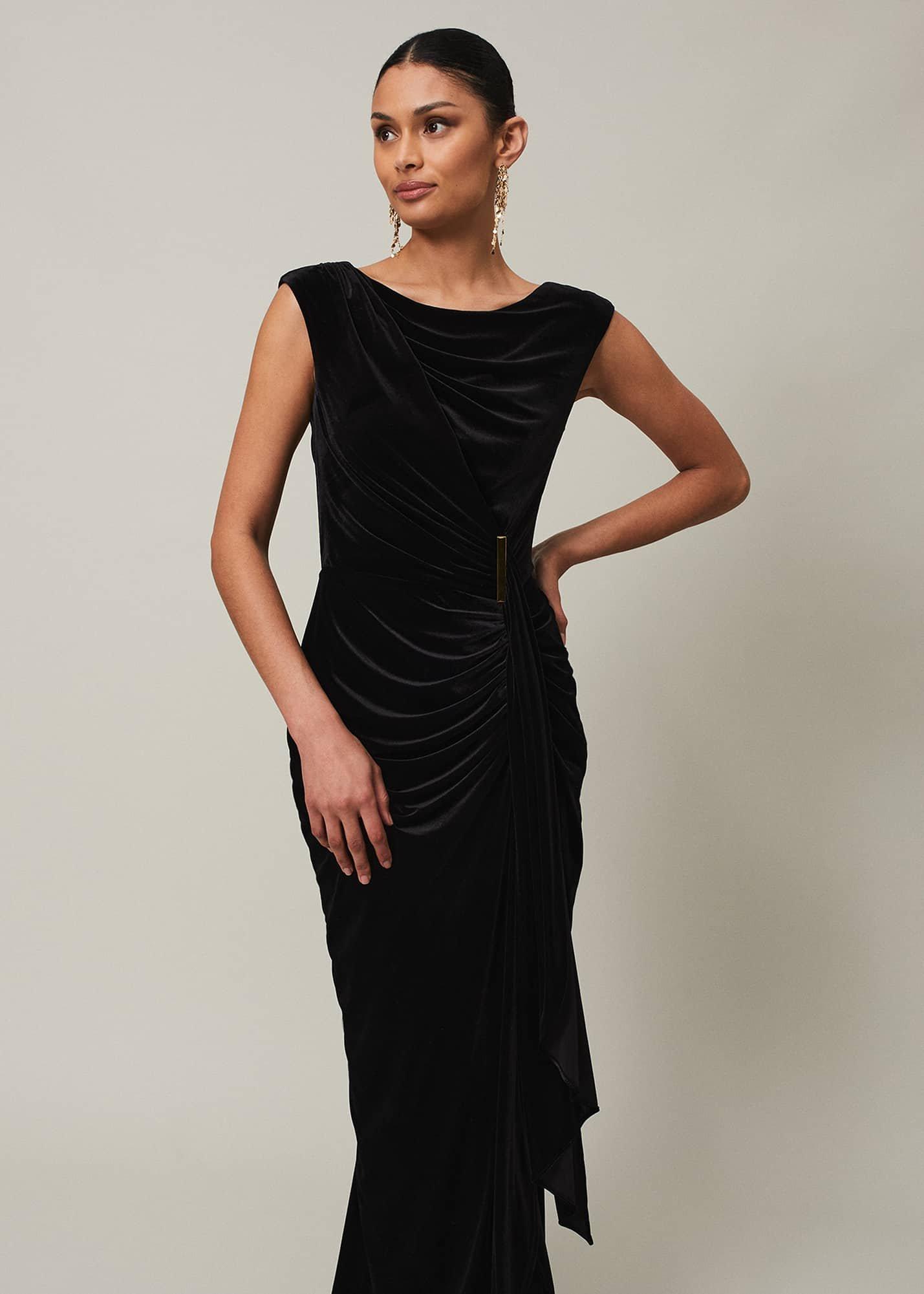 Donna Velvet Maxi Dress
