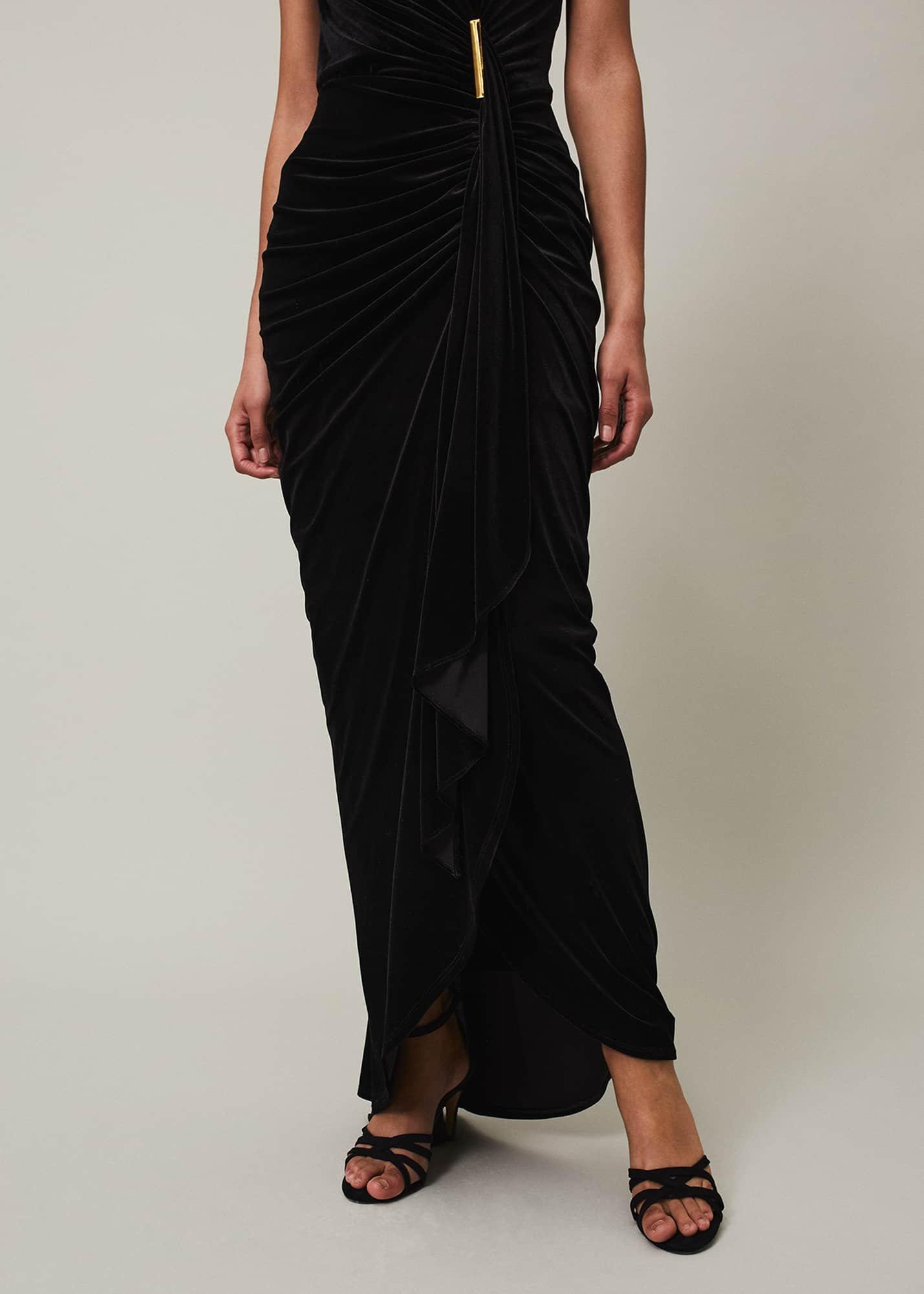 Donna Velvet Maxi Dress