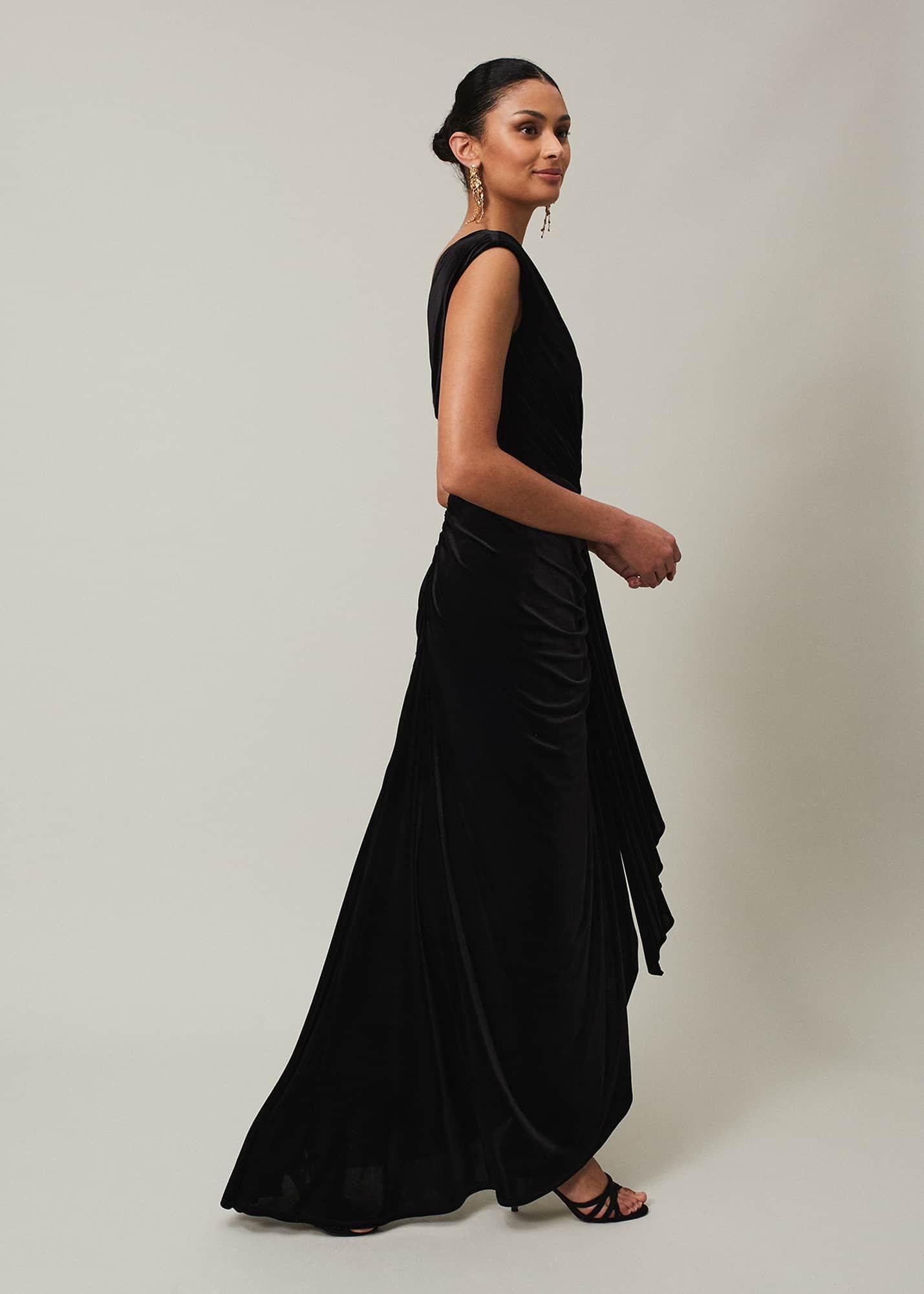 Donna Velvet Maxi Dress