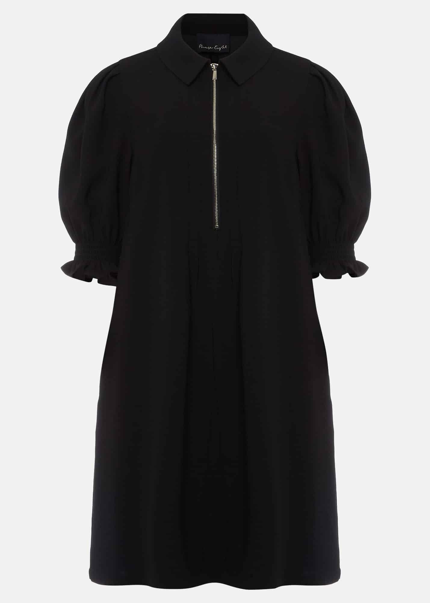Candice Black Zip Mini Dress