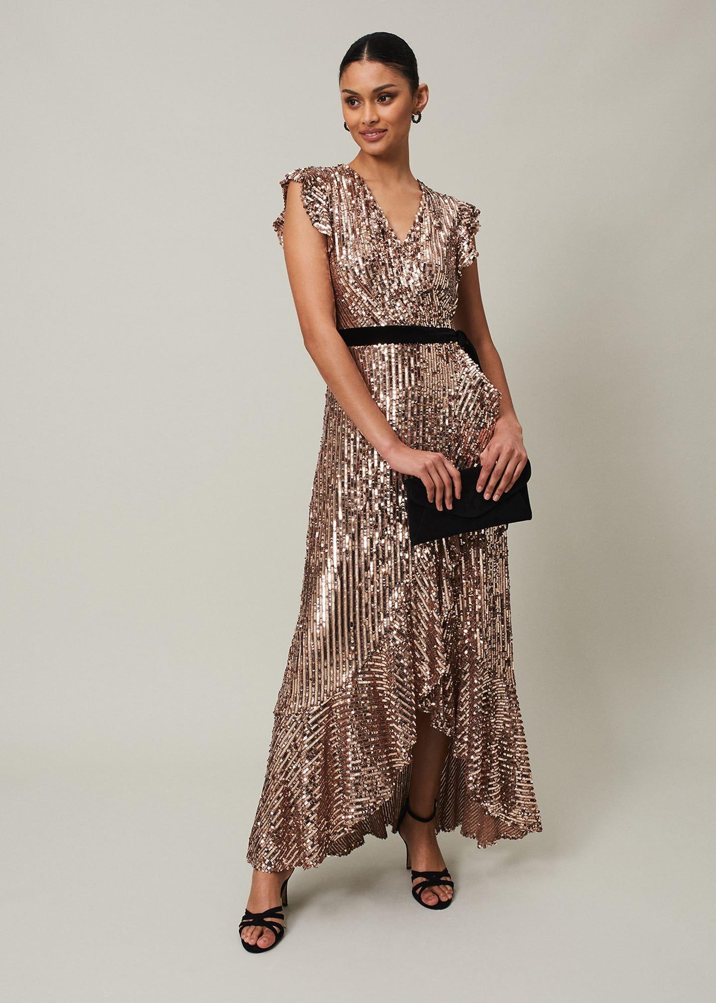 Enja Sequin Maxi Dress