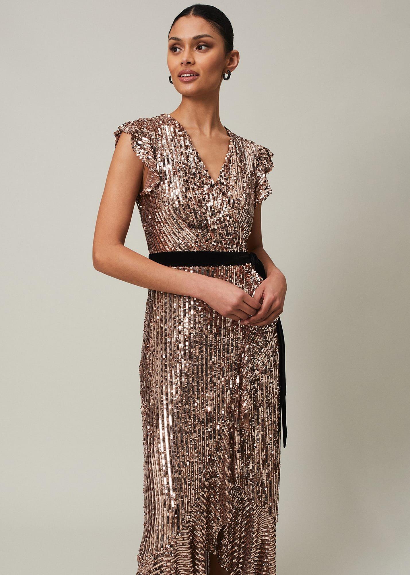 Enja Sequin Maxi Dress