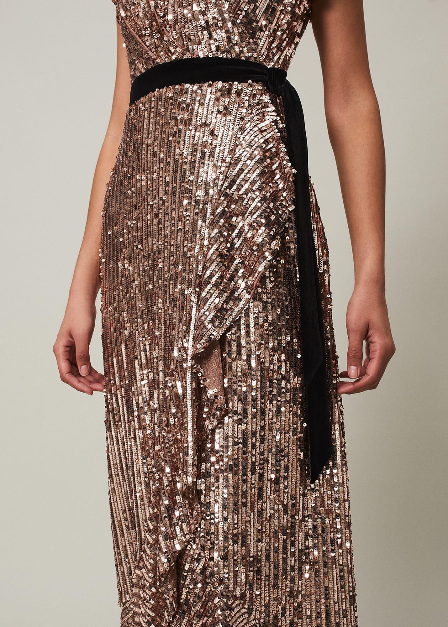 Enja Sequin Maxi Dress