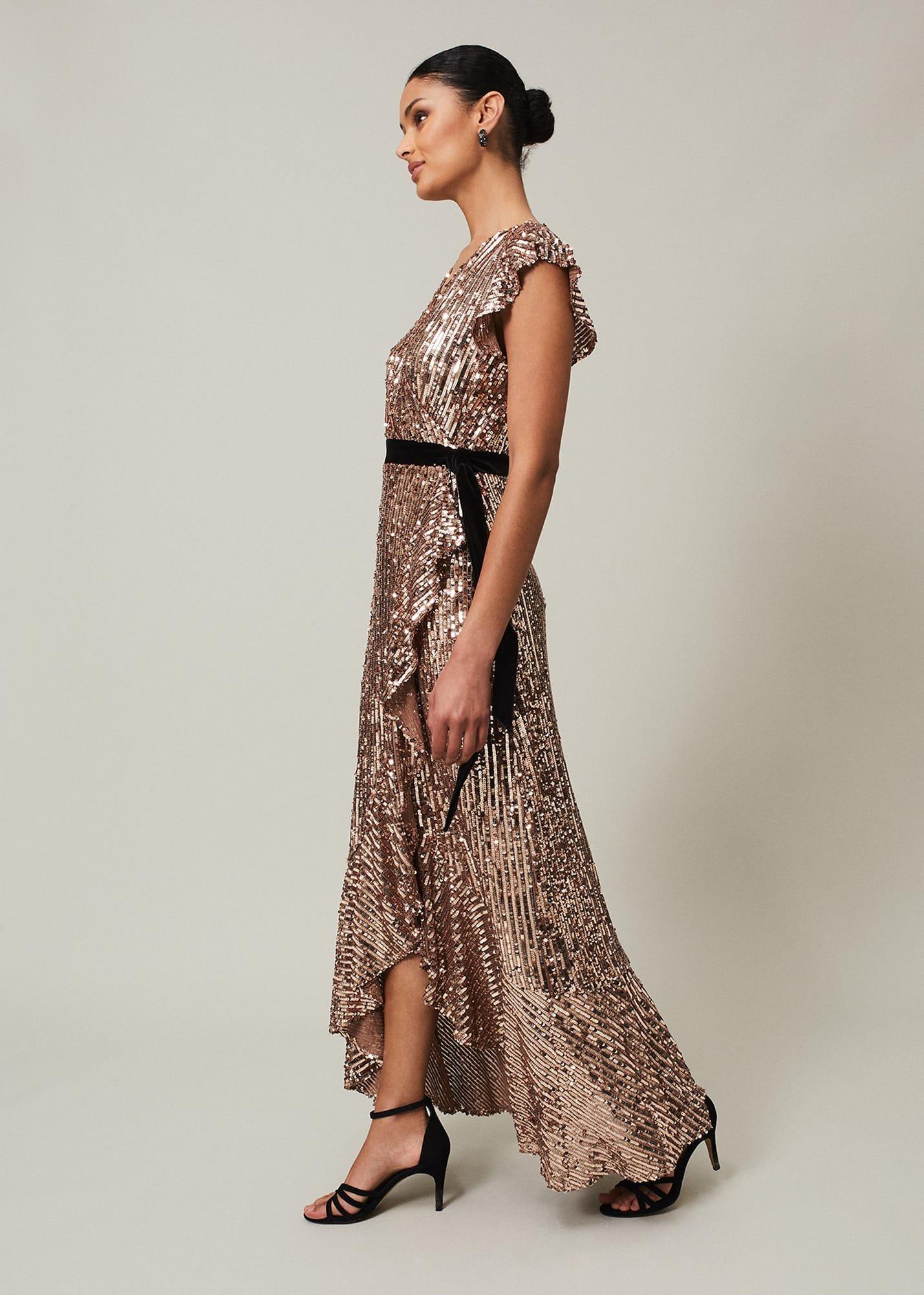 Enja Sequin Maxi Dress