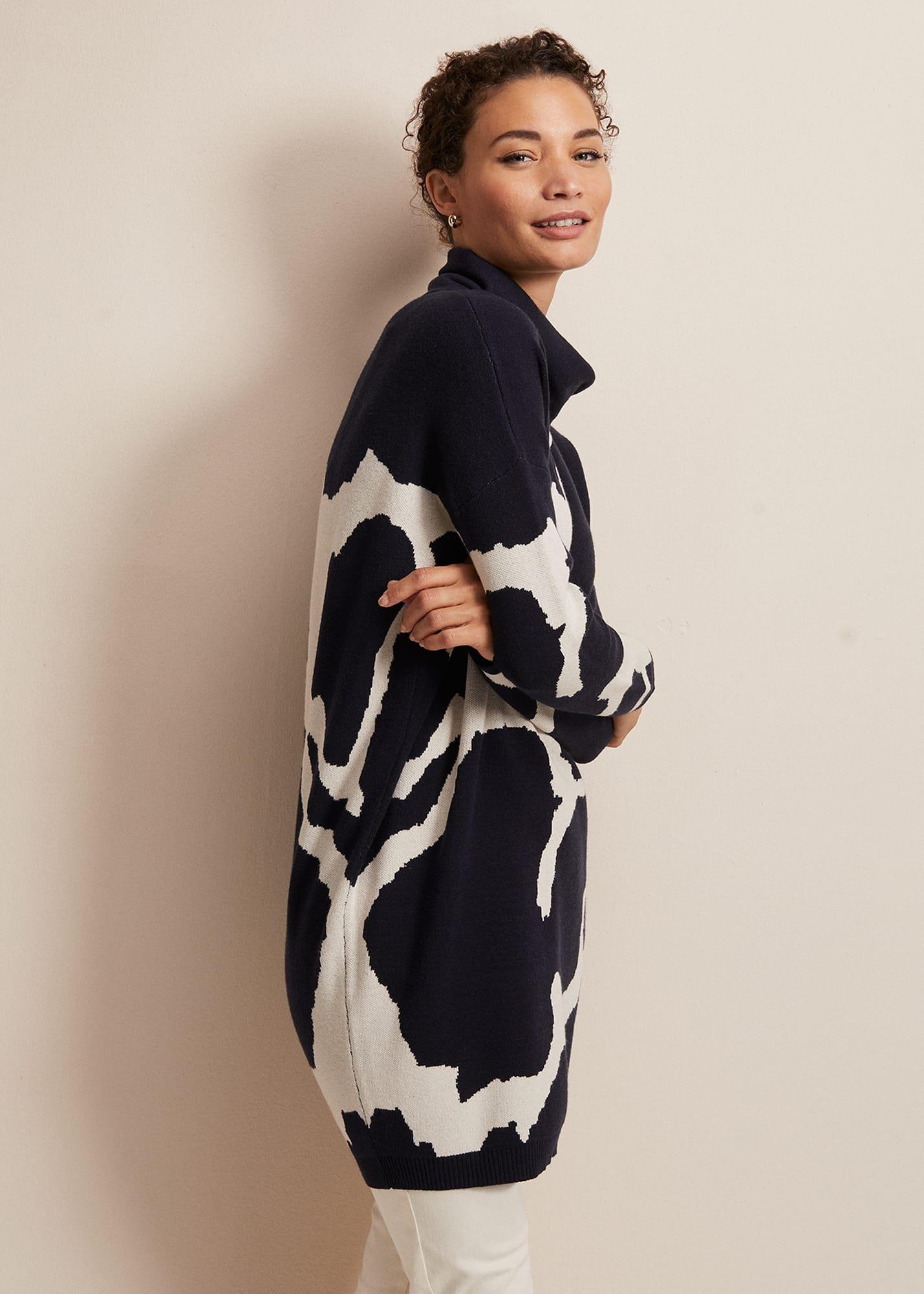 Stefani Animal Print Tunic Mini Dress