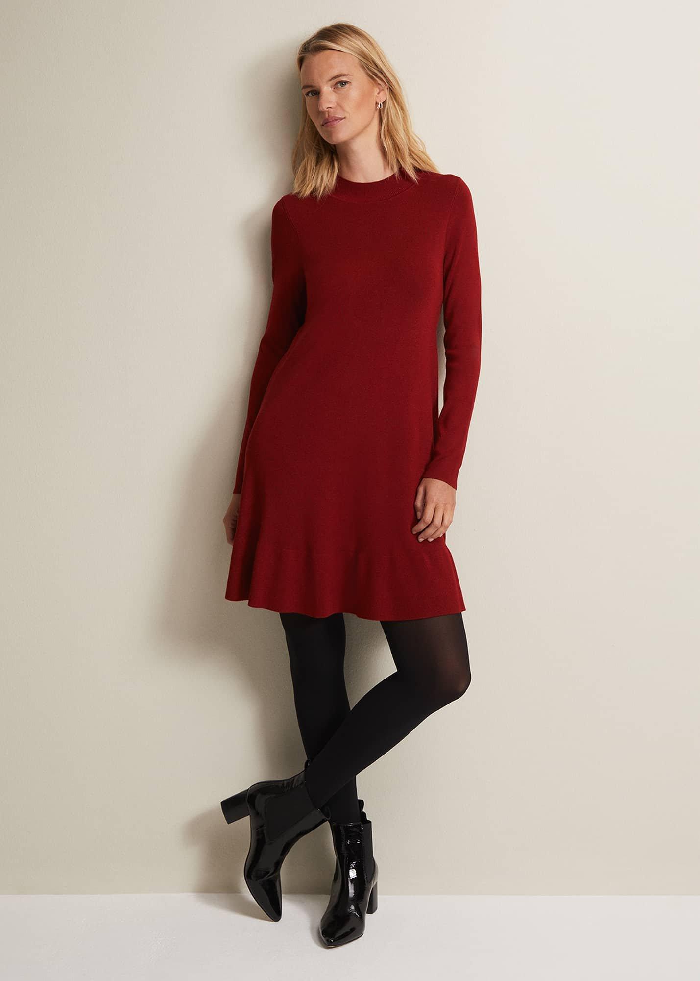 Vickie Fine Knit Mini Dress