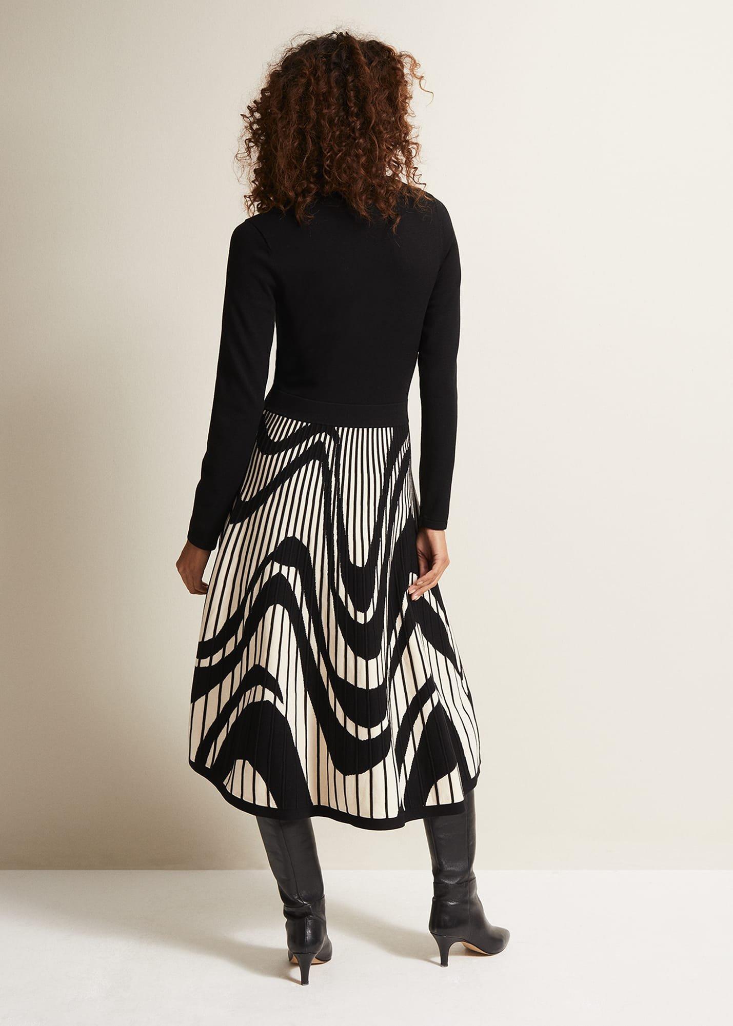 Silvia Fit And Flare Midi Dress