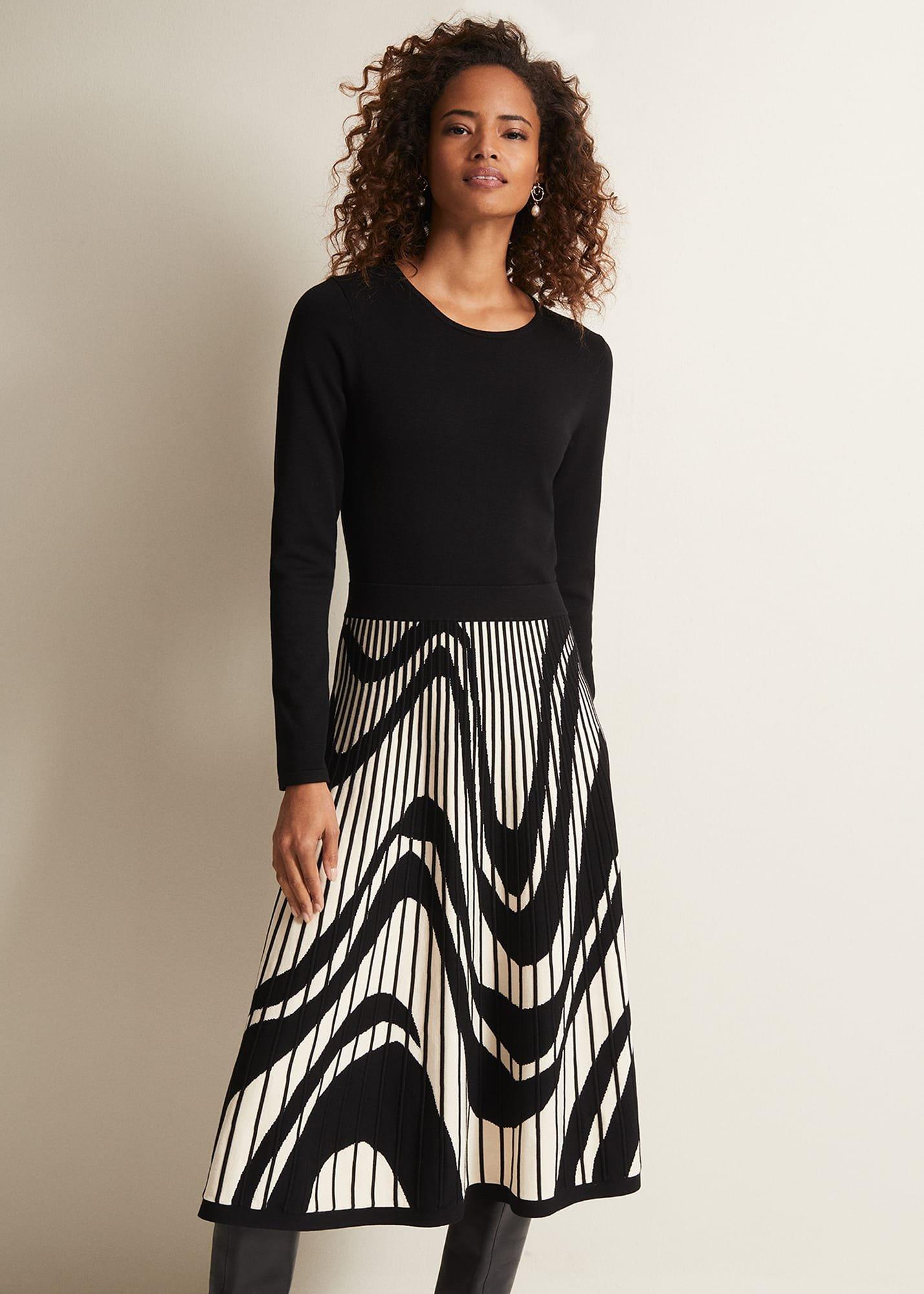 Silvia Fit And Flare Midi Dress