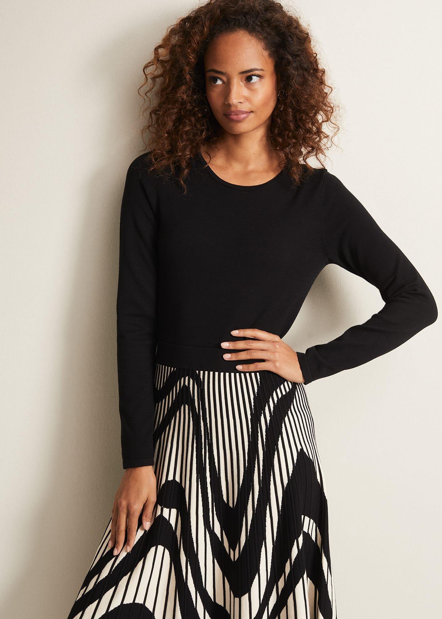 Silvia Fit And Flare Midi Dress