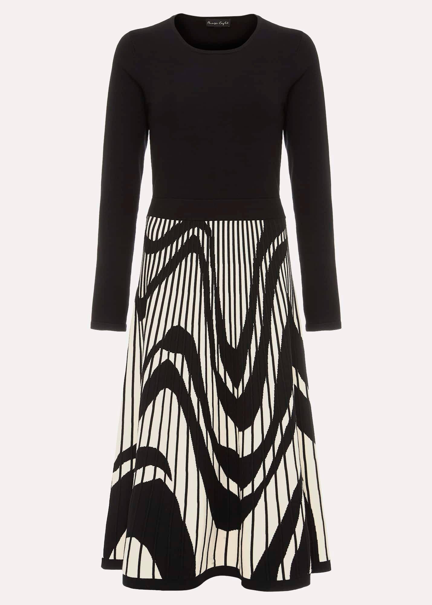 Silvia Fit And Flare Midi Dress
