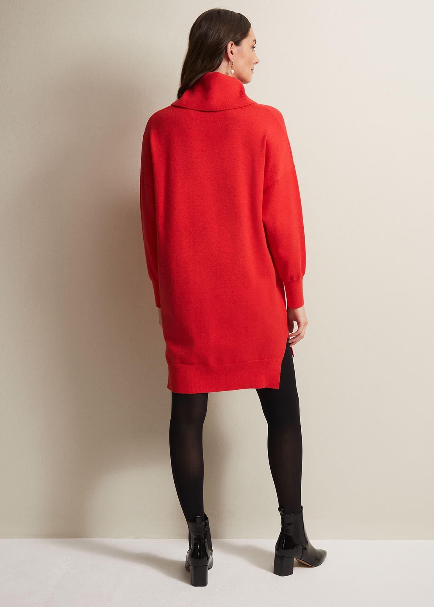 Cecilia Cowl Neck Jumper Dress