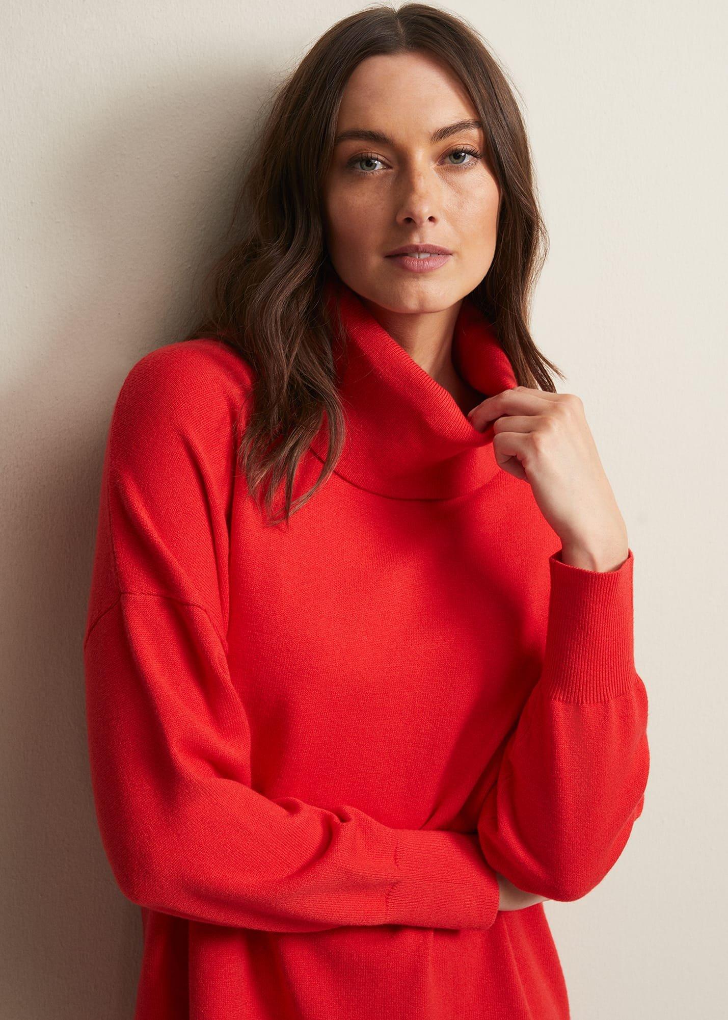 Cecilia Cowl Neck Jumper Dress
