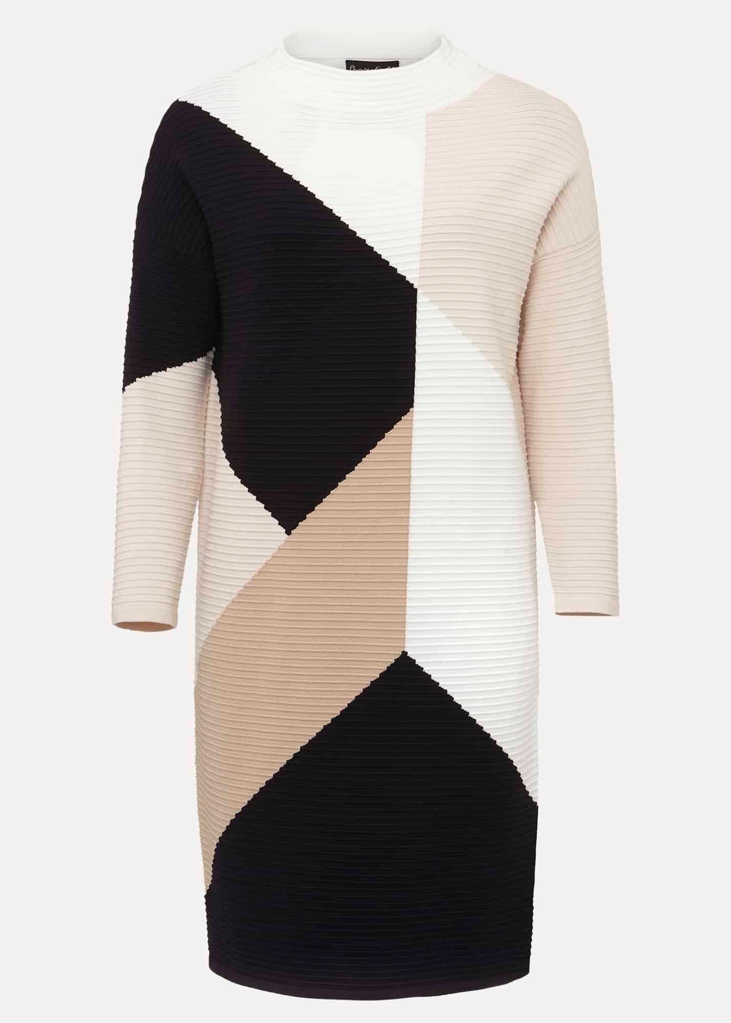Hetty Colour Block Tunic Mini Dress