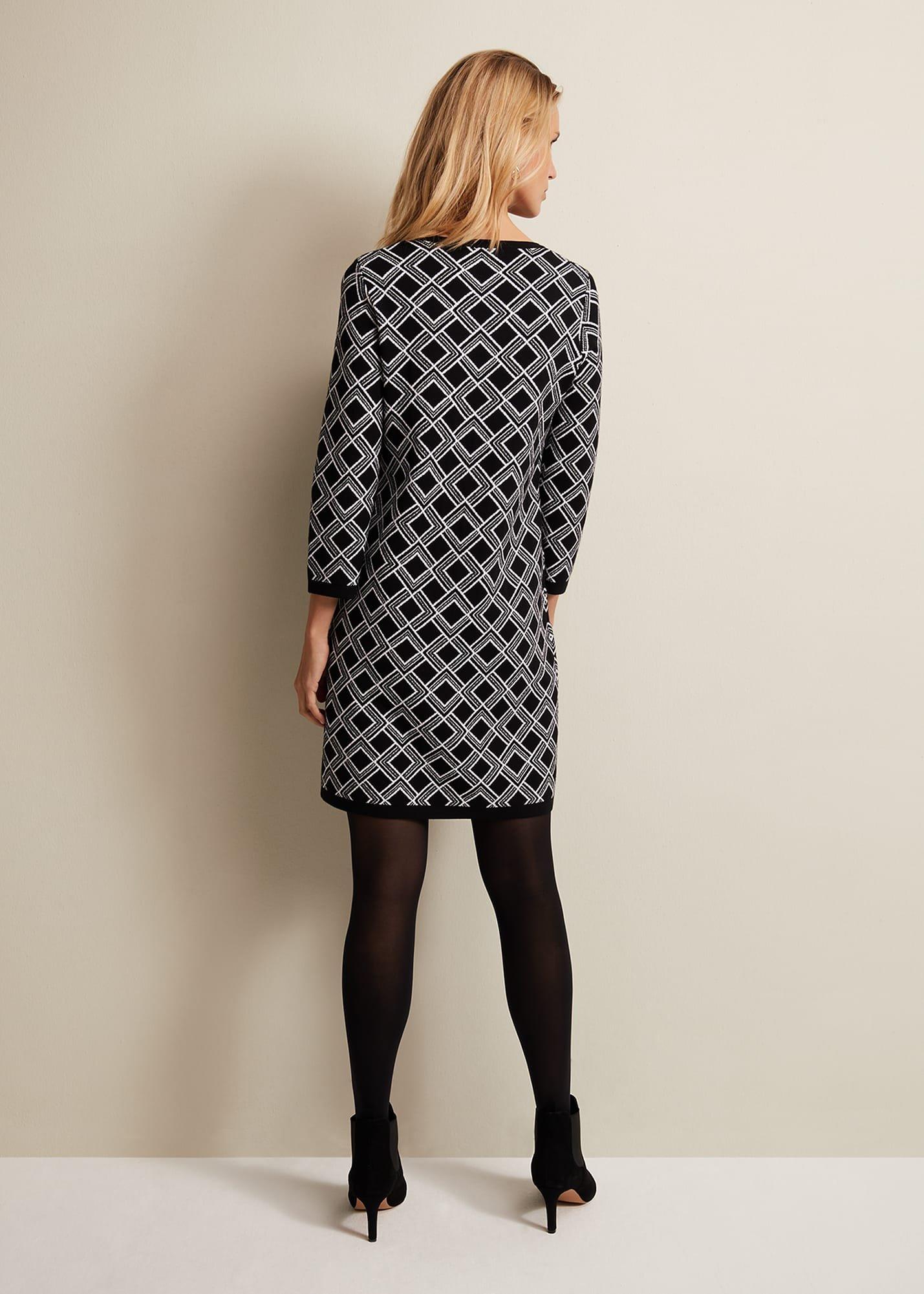 Zayla Geo Tunic Mini Dress