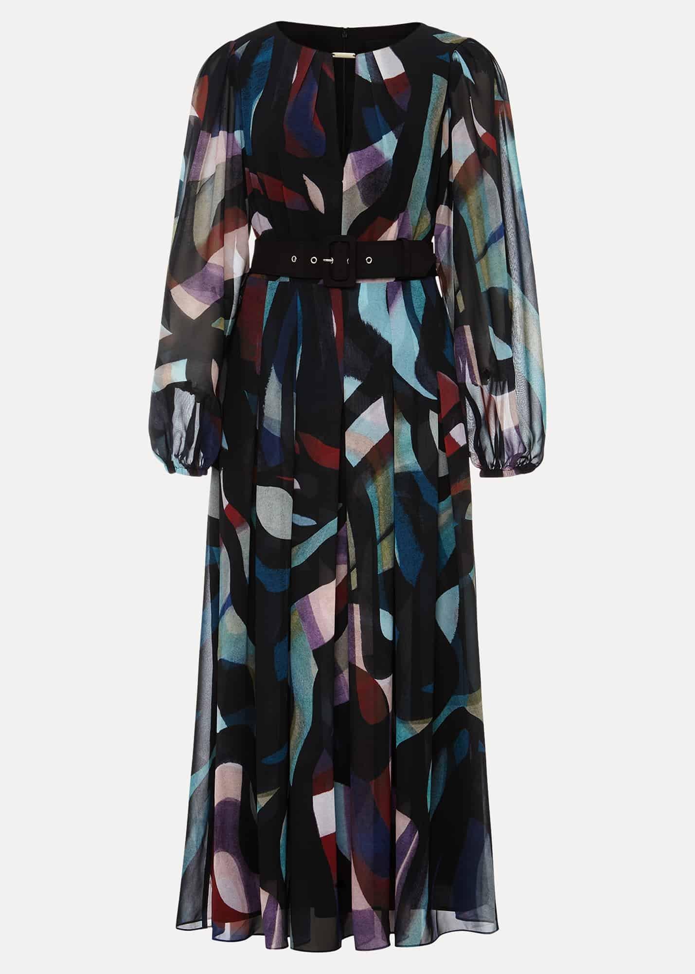 Sky Printed Maxi Dress