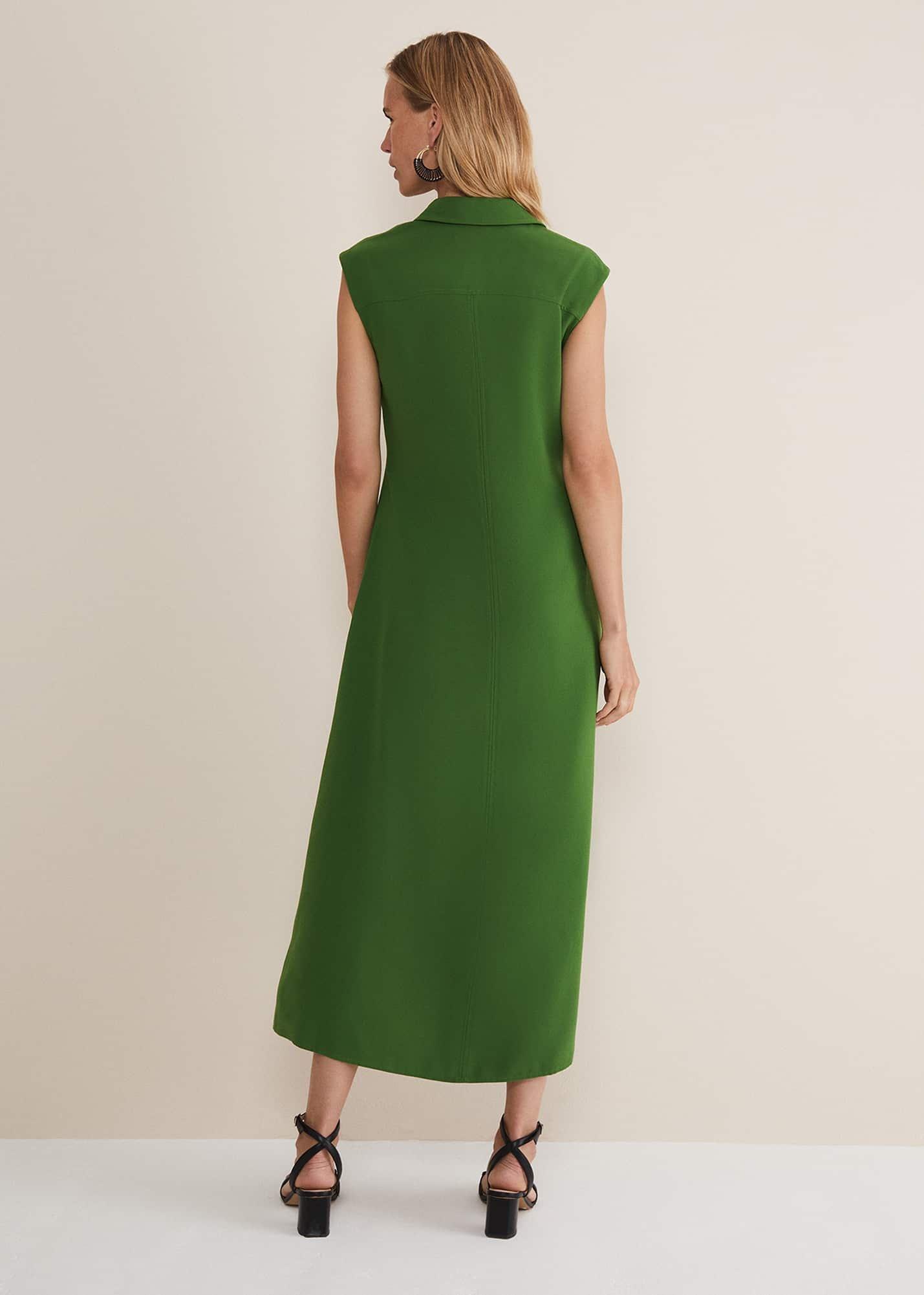 Janine Green Maxi Dress