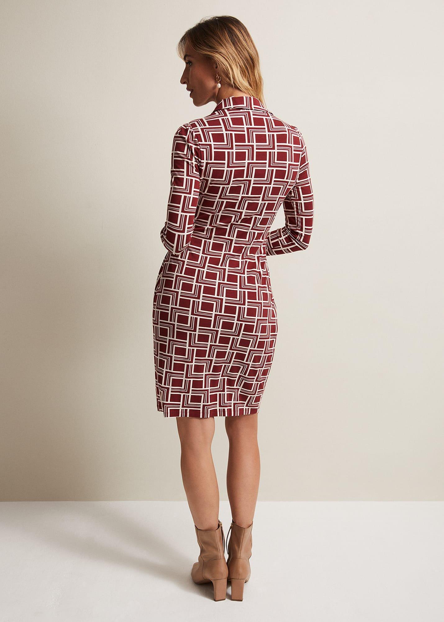 Montana Geo Shirt Shift Dress
